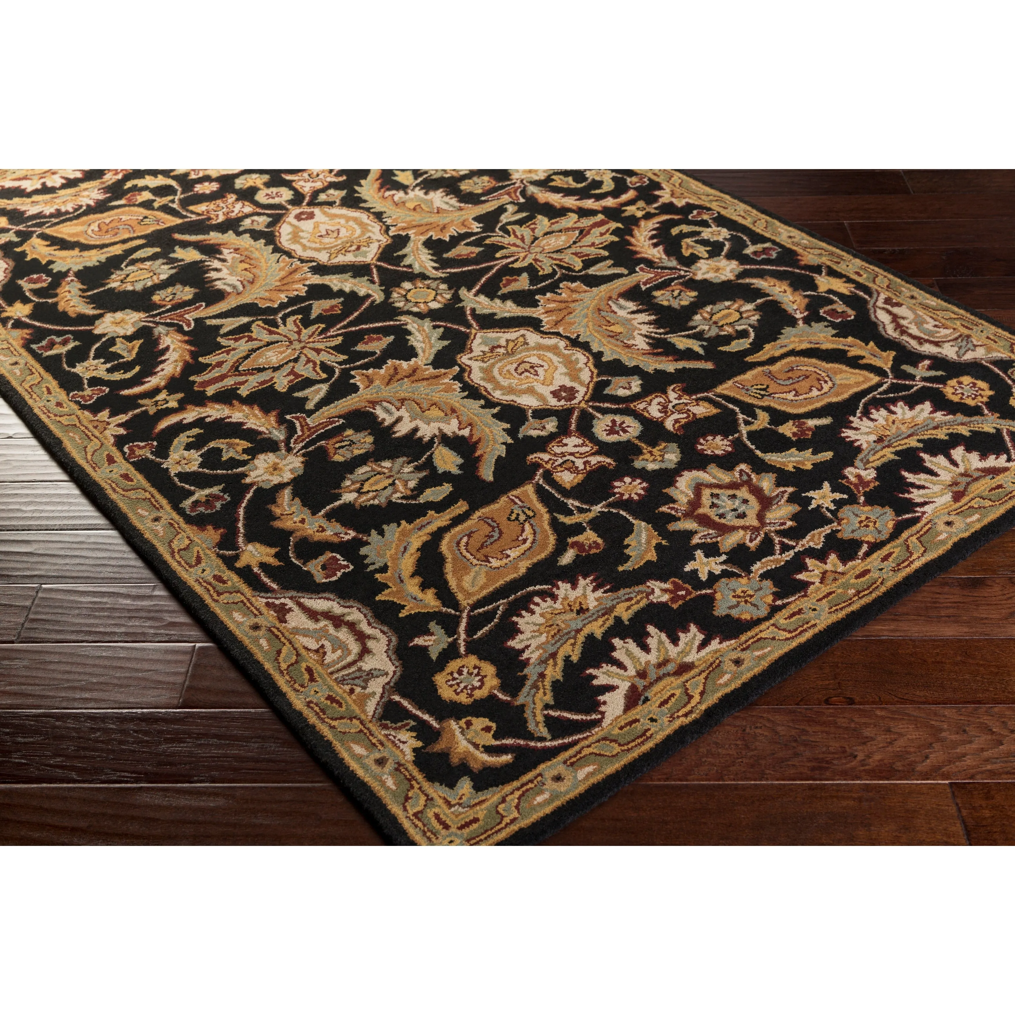 Livabliss Arabath Hand-Tufted Floral Wool Rug - 8' x 11'