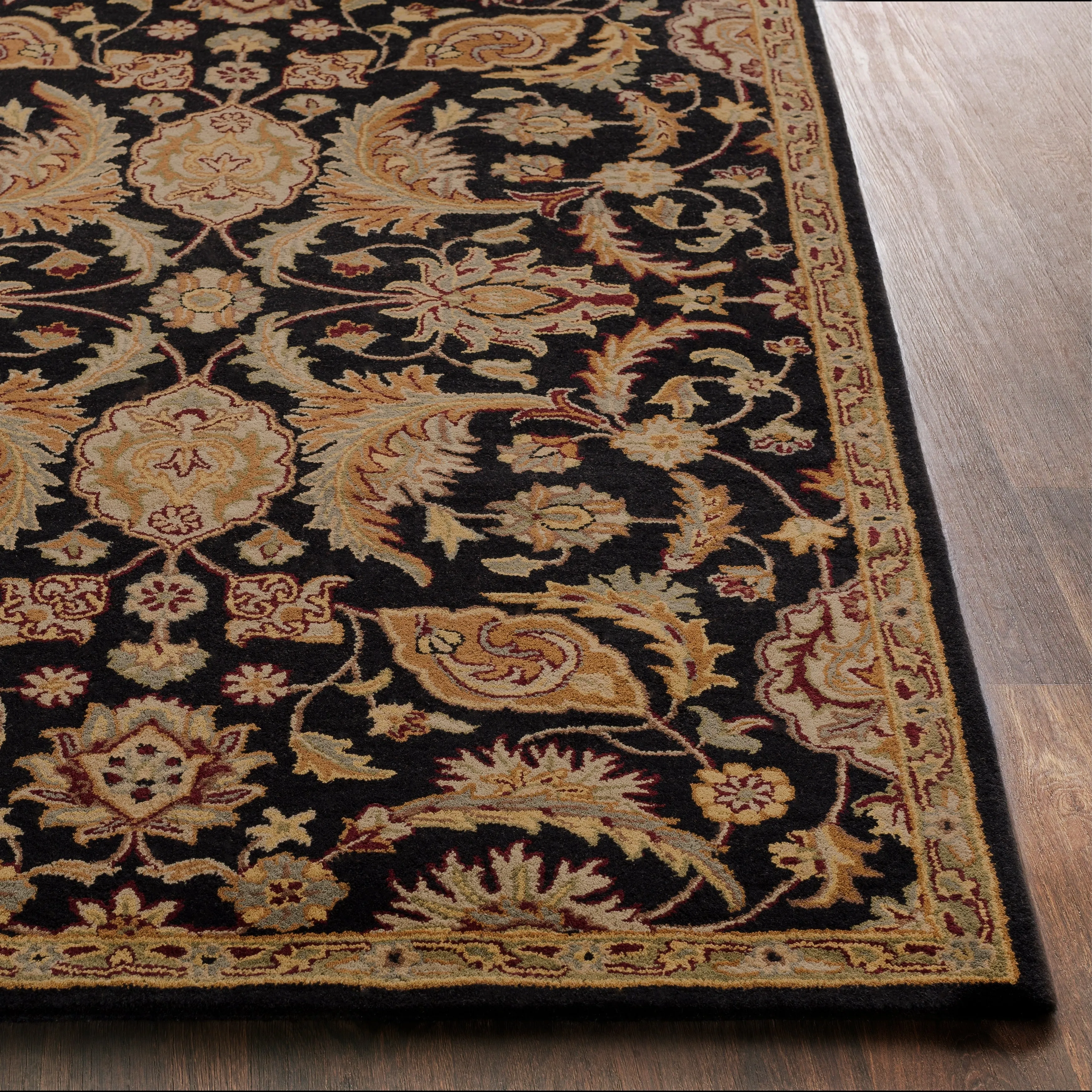 Livabliss Arabath Hand-Tufted Floral Wool Rug - 8' x 11'