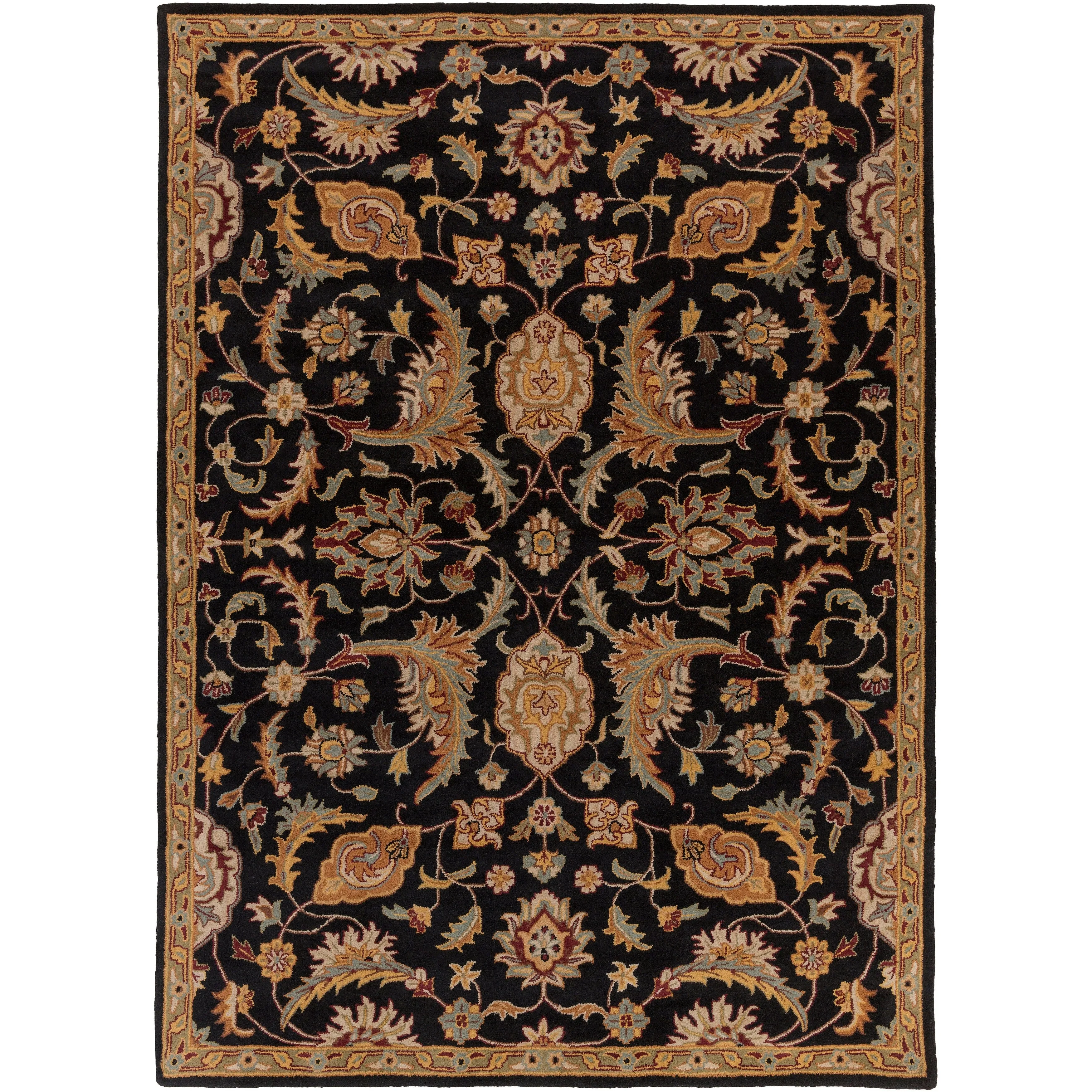 Livabliss Arabath Hand-Tufted Floral Wool Rug - 8' x 11'