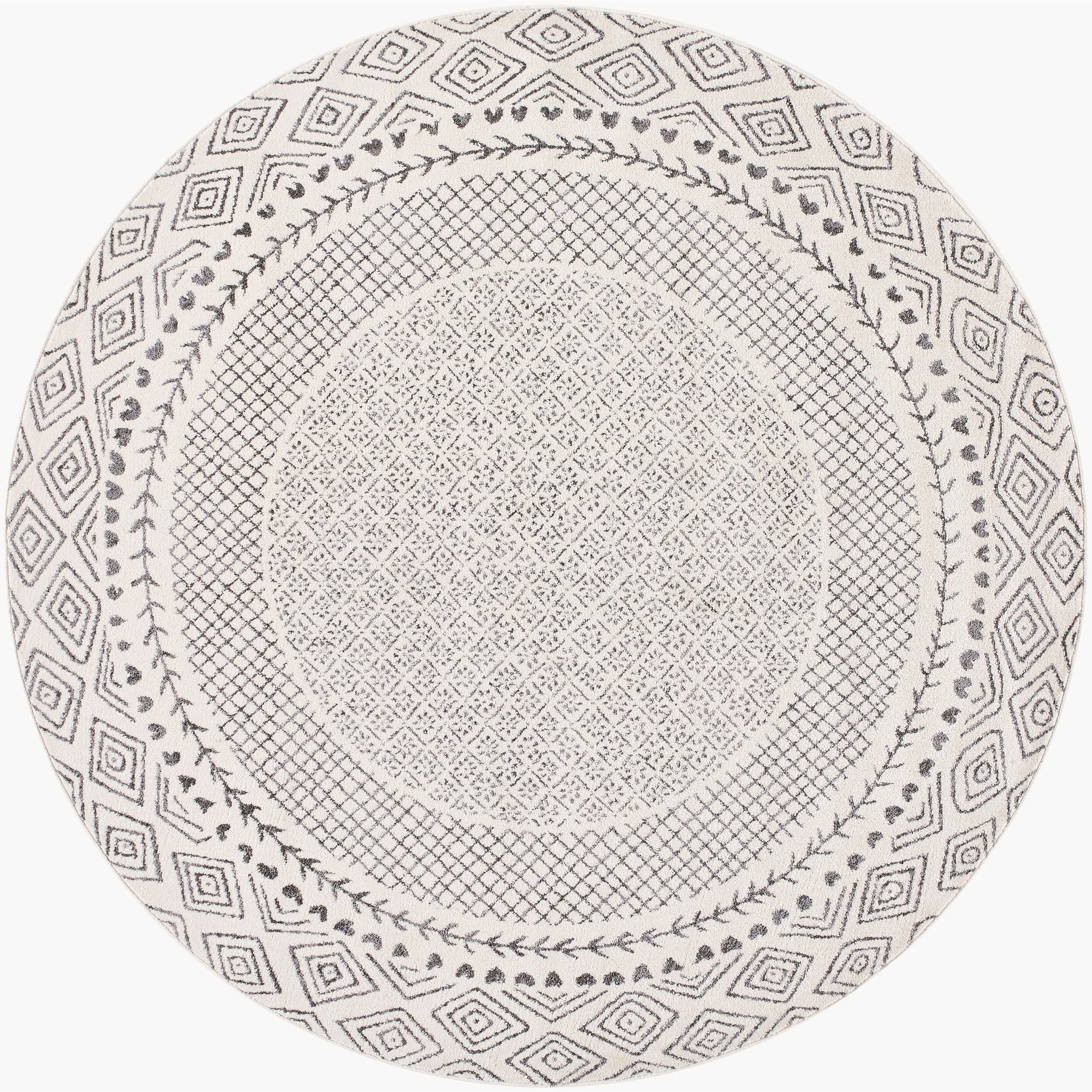 Livabliss Bahar Eclectic Border Area Rug