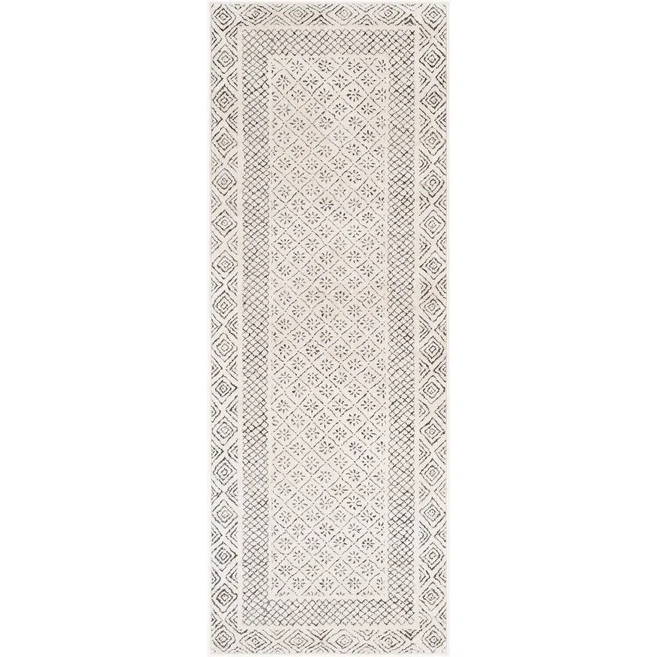 Livabliss Bahar Eclectic Border Area Rug