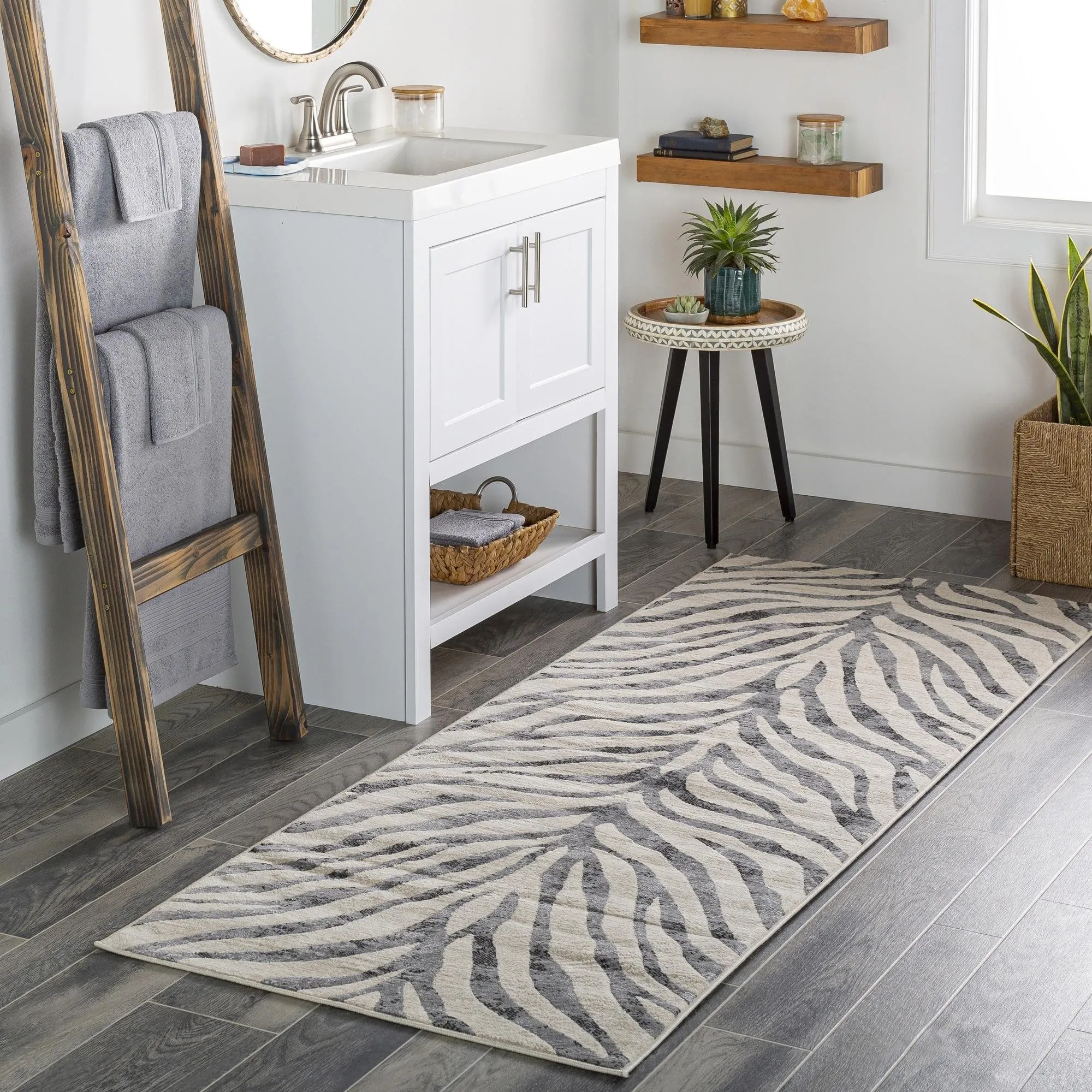 Livabliss City Minimalist Animal Area Rug
