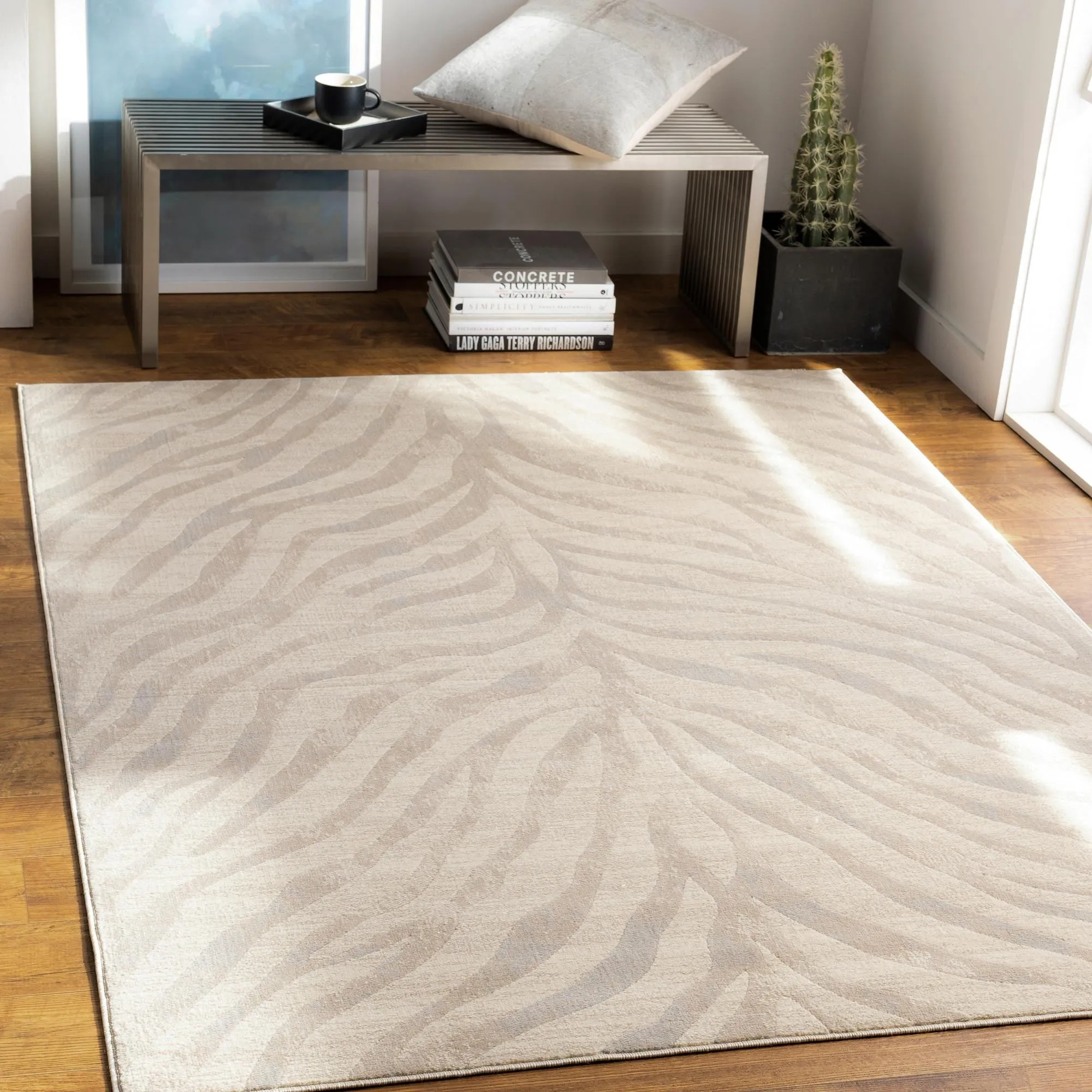 Livabliss City Minimalist Animal Area Rug