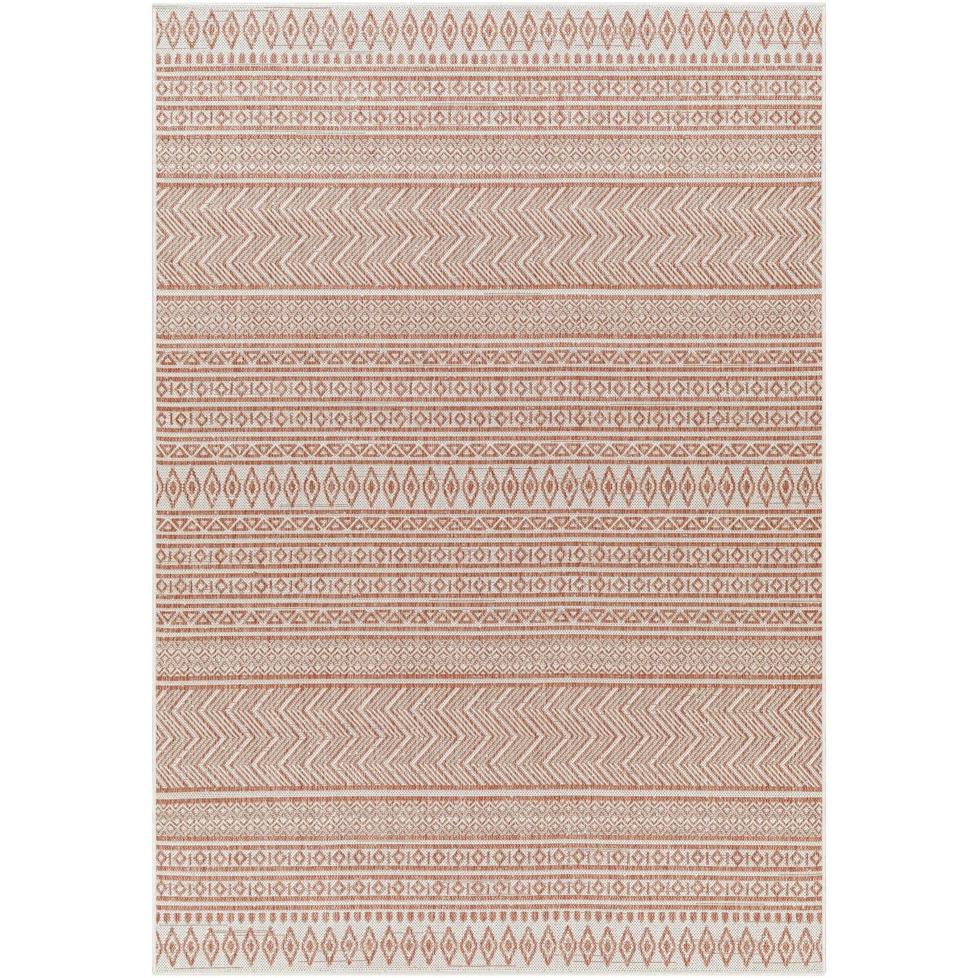 Livabliss Eagean Bohemian Tribal Outdoor Area Rug