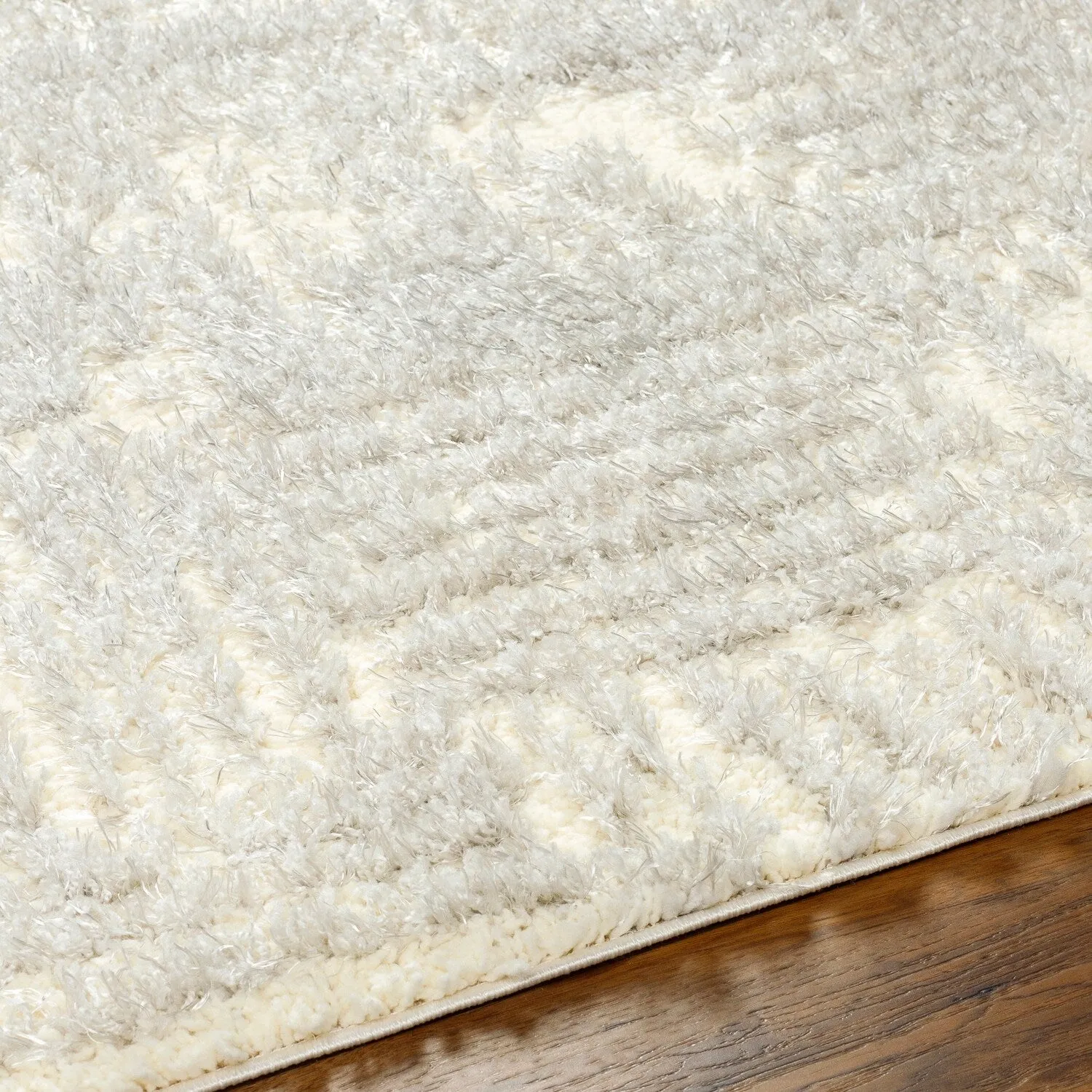 Livabliss Everton Mod Crosshatch Plush Area Rug