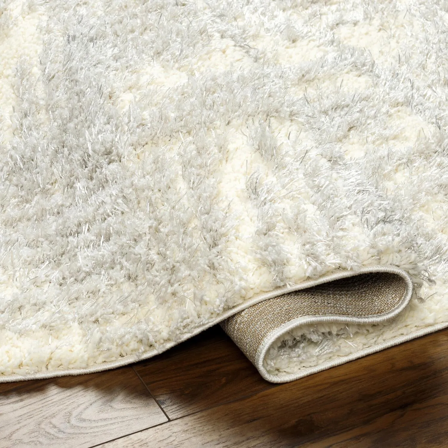 Livabliss Everton Mod Crosshatch Plush Area Rug