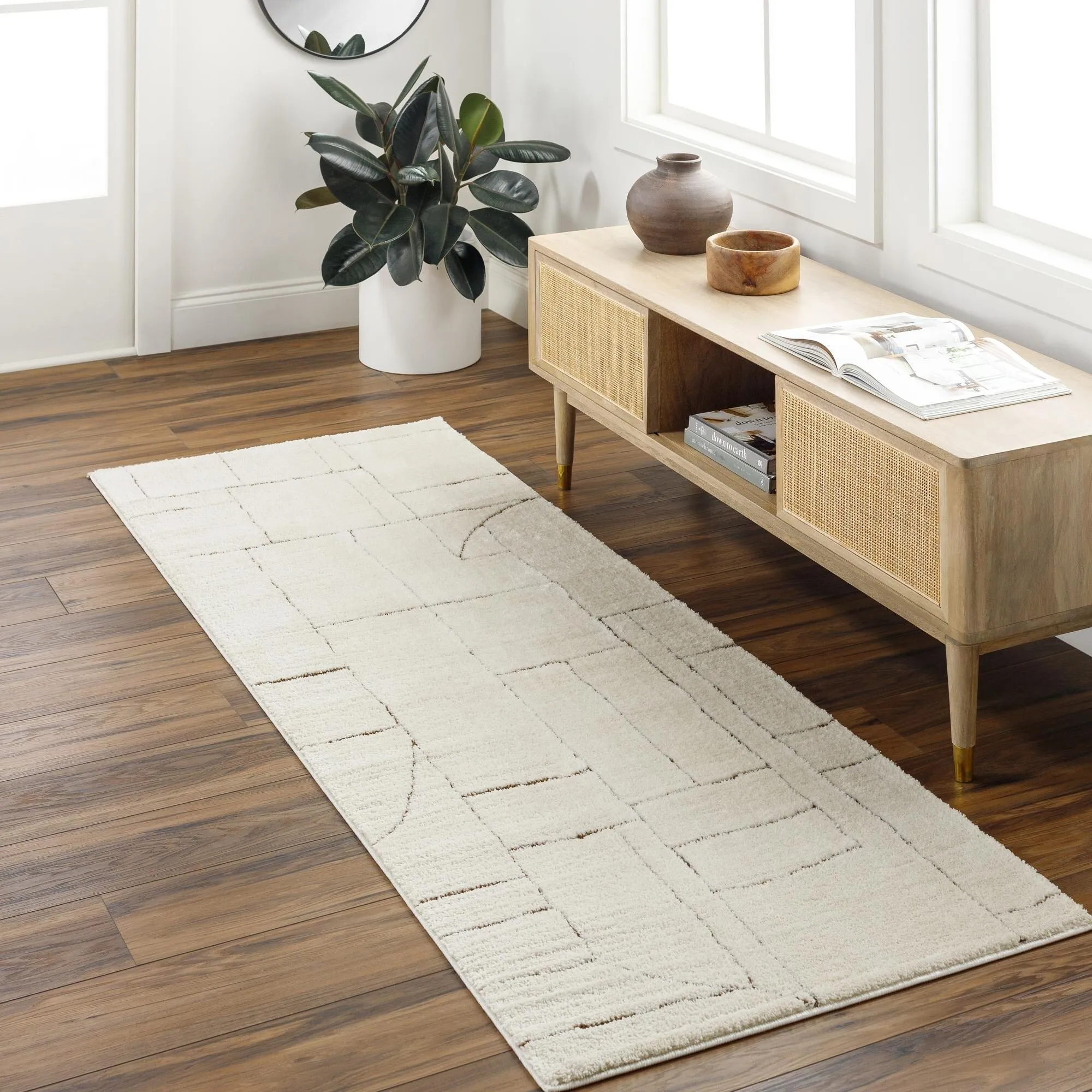 Livabliss Freud Minimalist Abstract Area Rug