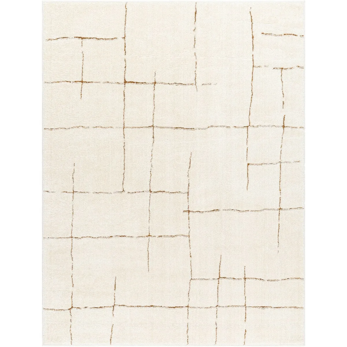Livabliss Freud Modern Irregular Grid Area Rug