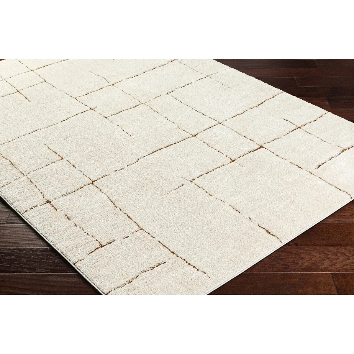 Livabliss Freud Modern Irregular Grid Area Rug