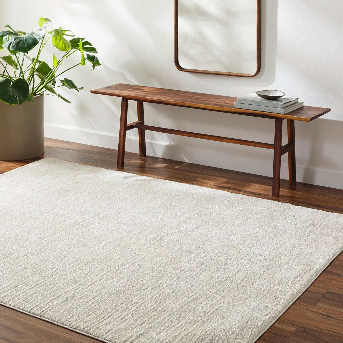 Livabliss Freud Modern Irregular Grid Area Rug