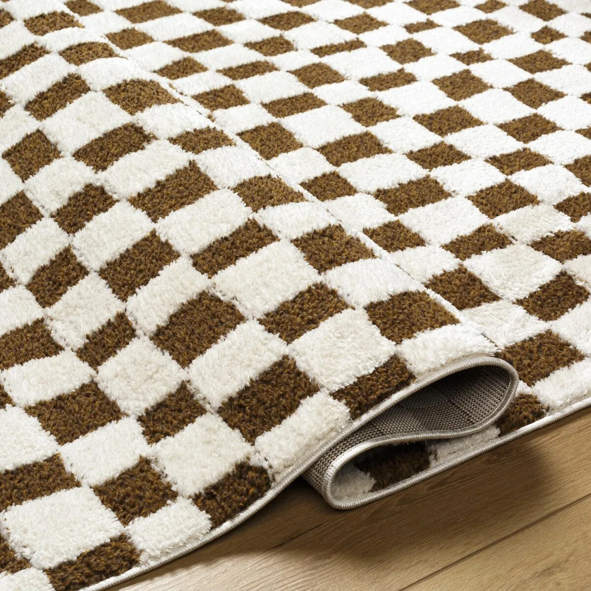 Livabliss Freud Optical Illusion Checkered Area Rug