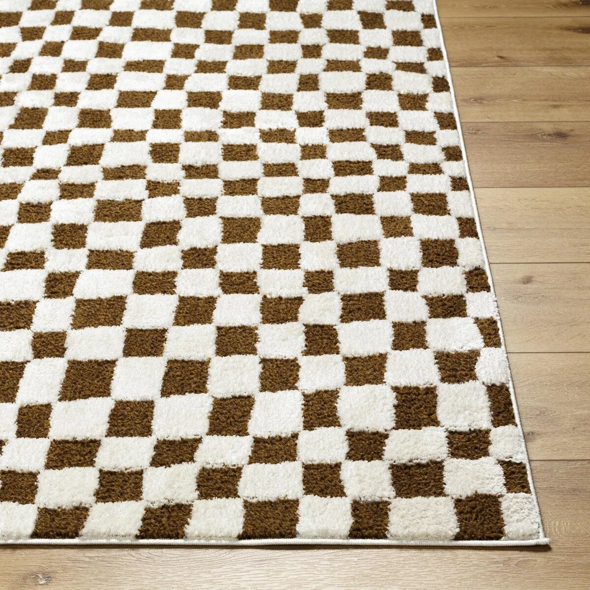 Livabliss Freud Optical Illusion Checkered Area Rug