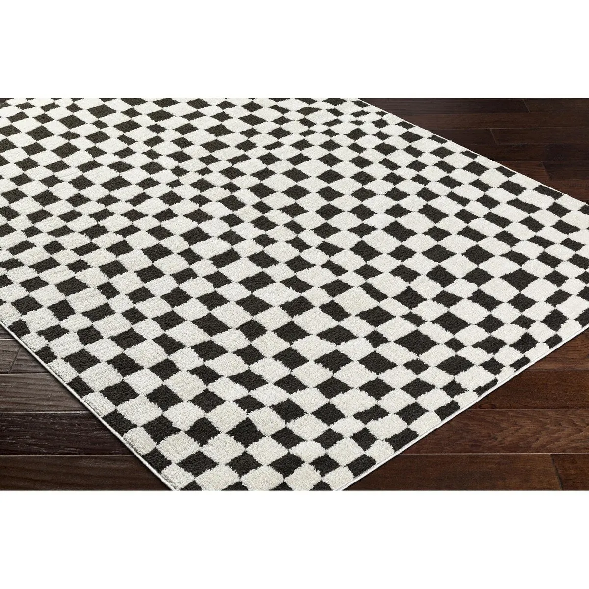 Livabliss Freud Optical Illusion Checkered Area Rug