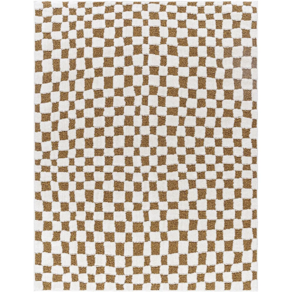 Livabliss Freud Optical Illusion Checkered Area Rug