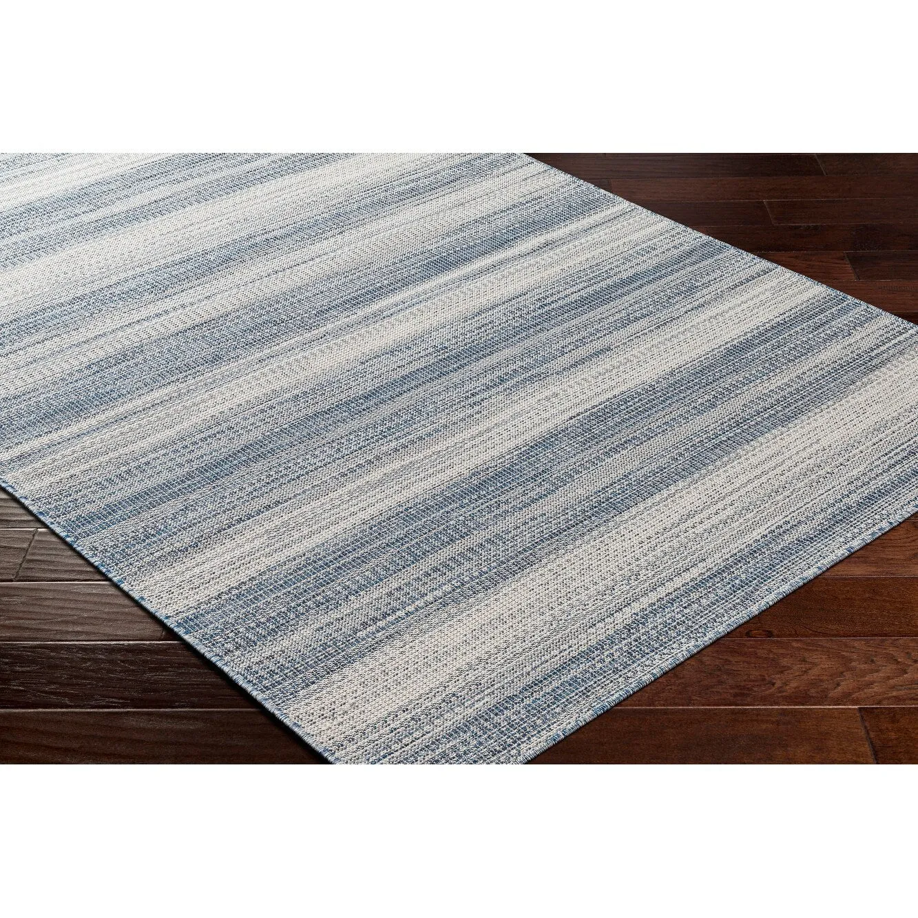 Livabliss Hampton Indoor/ Outdoor Ombre Striped Area Rug