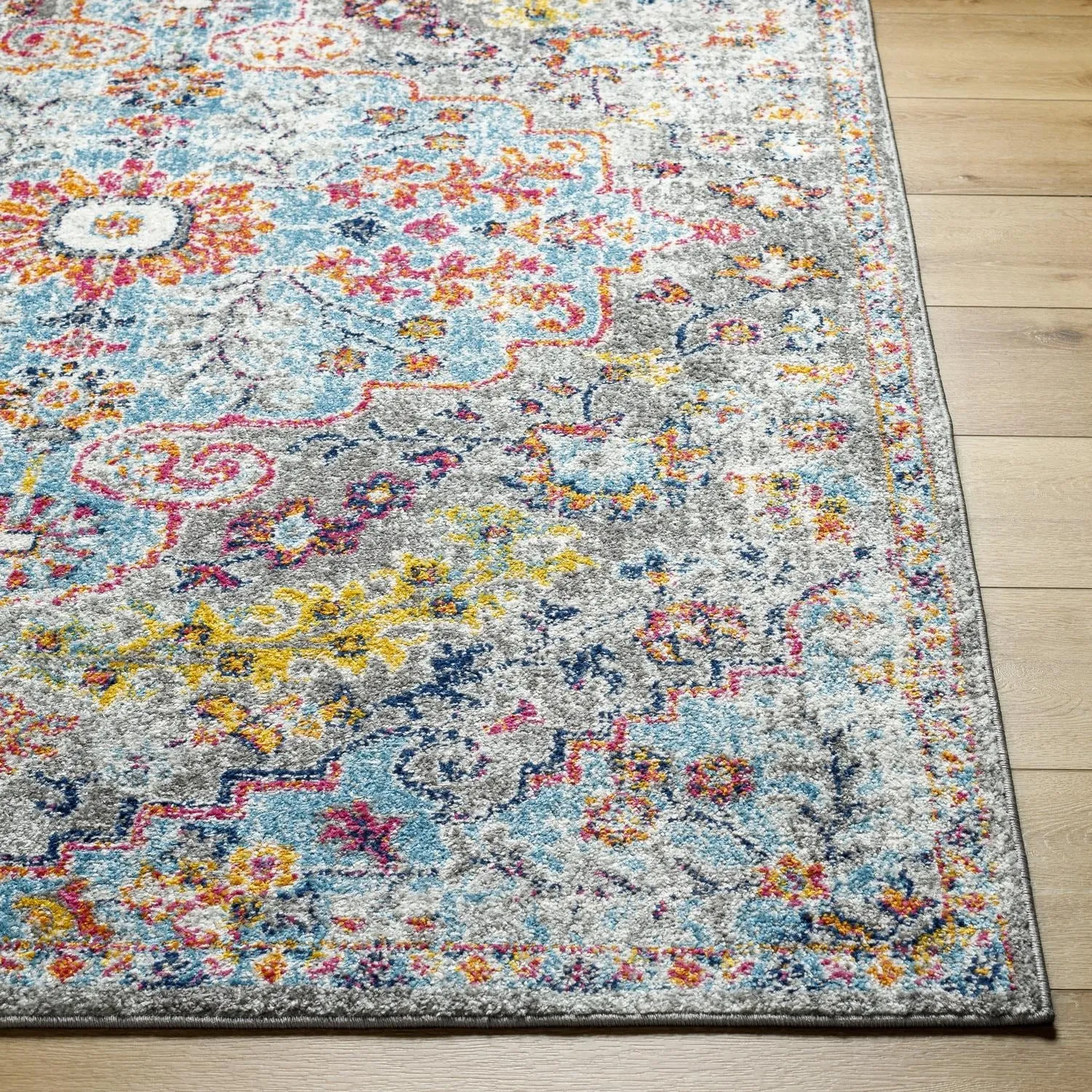 Livabliss Harput Updated Traditional Medallion Area Rug