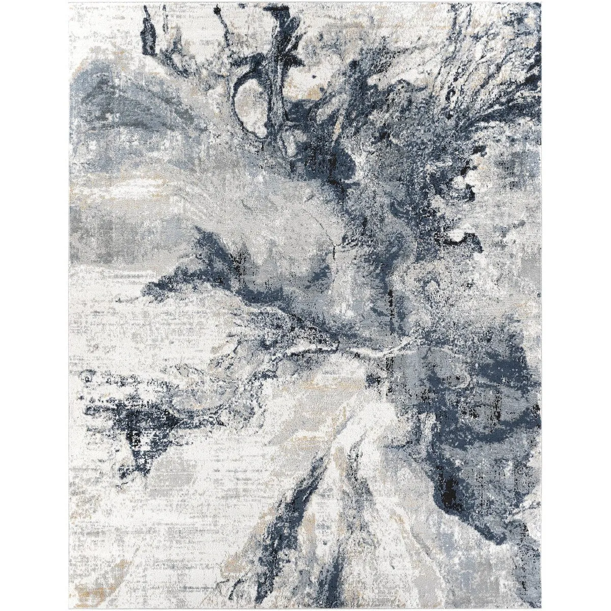 Livabliss Jolie Abstract Marble Area Rug