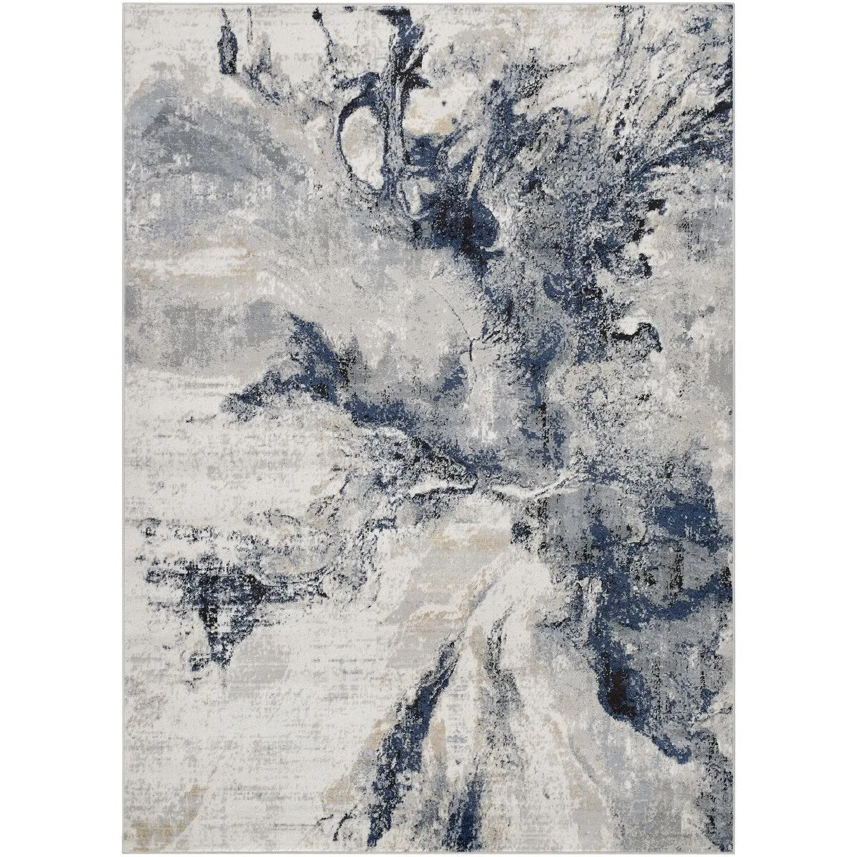 Livabliss Jolie Abstract Marble Area Rug