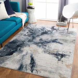 Livabliss Jolie Abstract Marble Area Rug