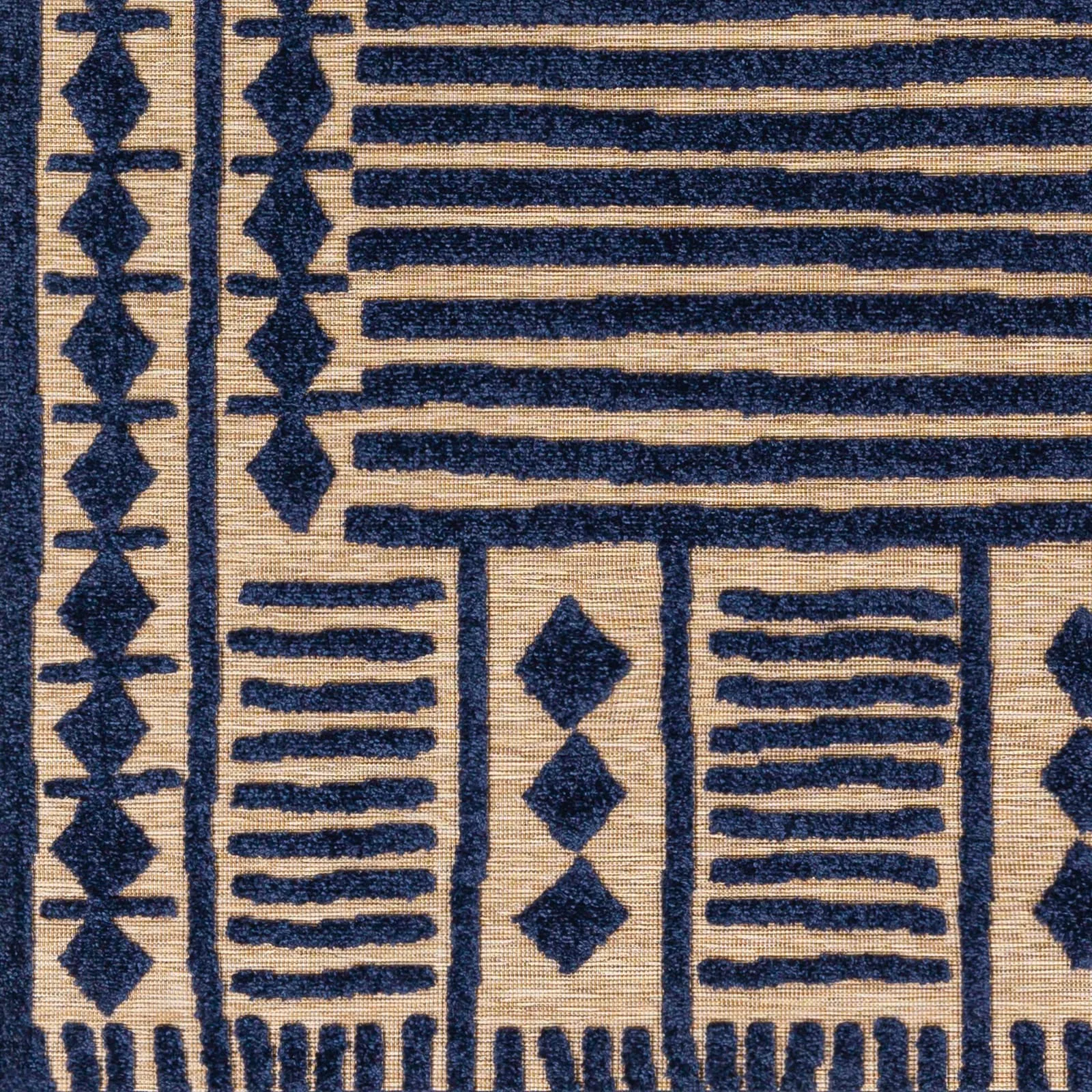 Livabliss Kaidi Global Stripe Outdoor Area Rug