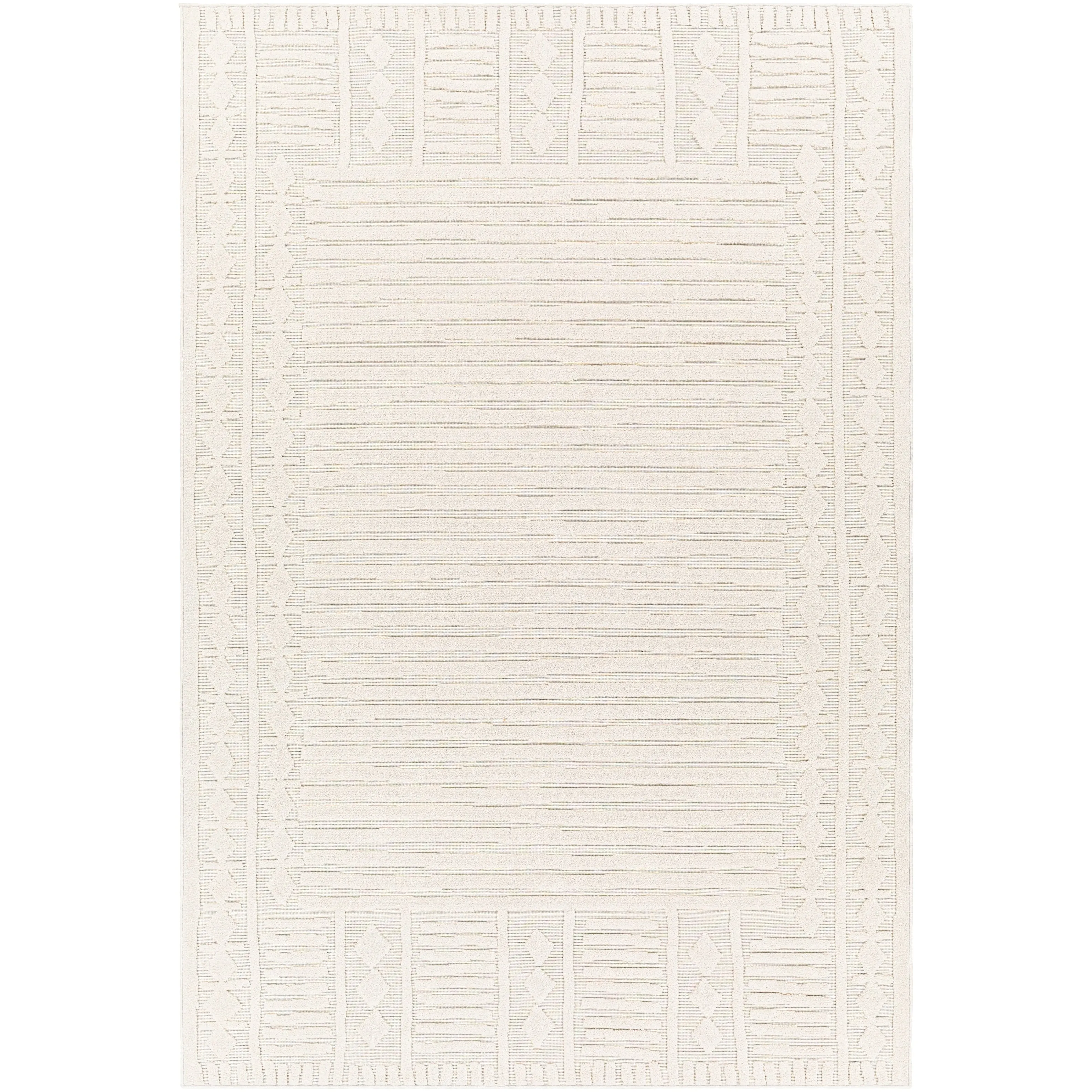 Livabliss Kaidi Global Stripe Outdoor Area Rug