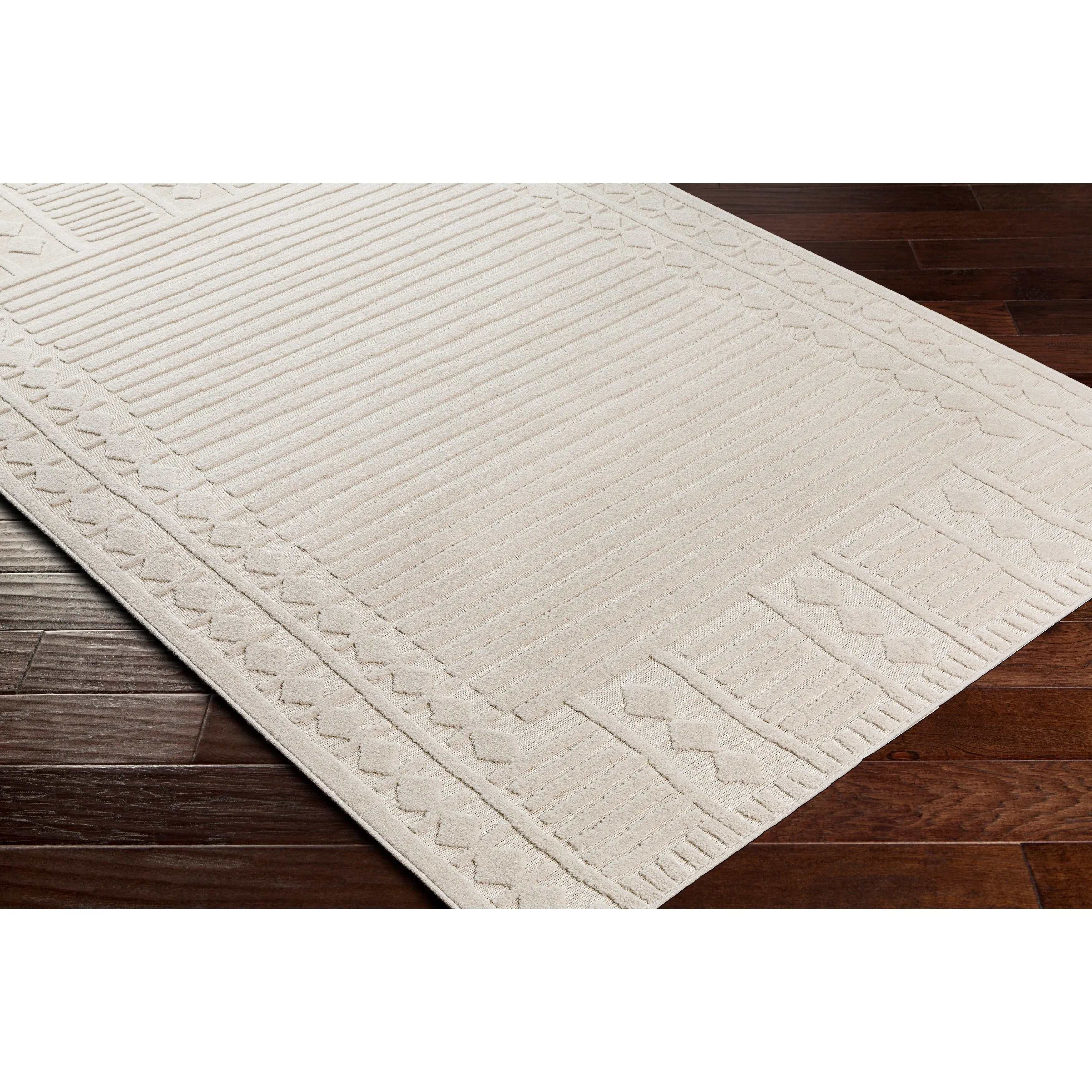 Livabliss Kaidi Global Stripe Outdoor Area Rug