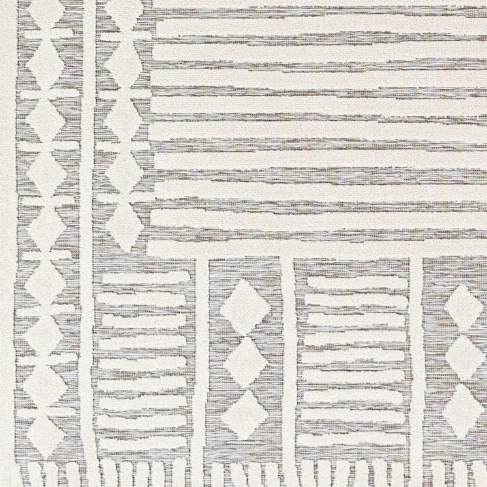 Livabliss Kaidi Global Stripe Outdoor Area Rug