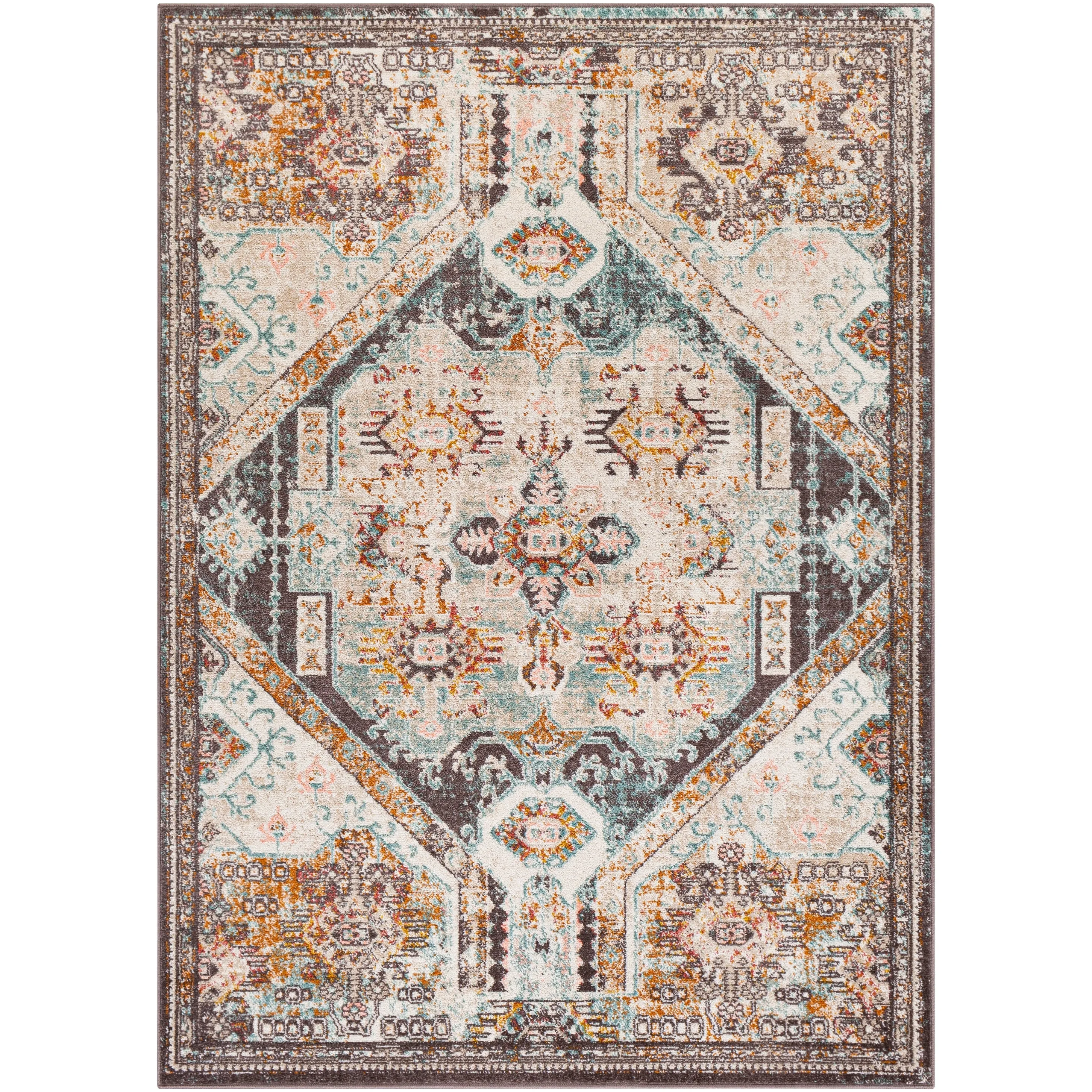 Livabliss Kira Tribal Medallion Area Rug