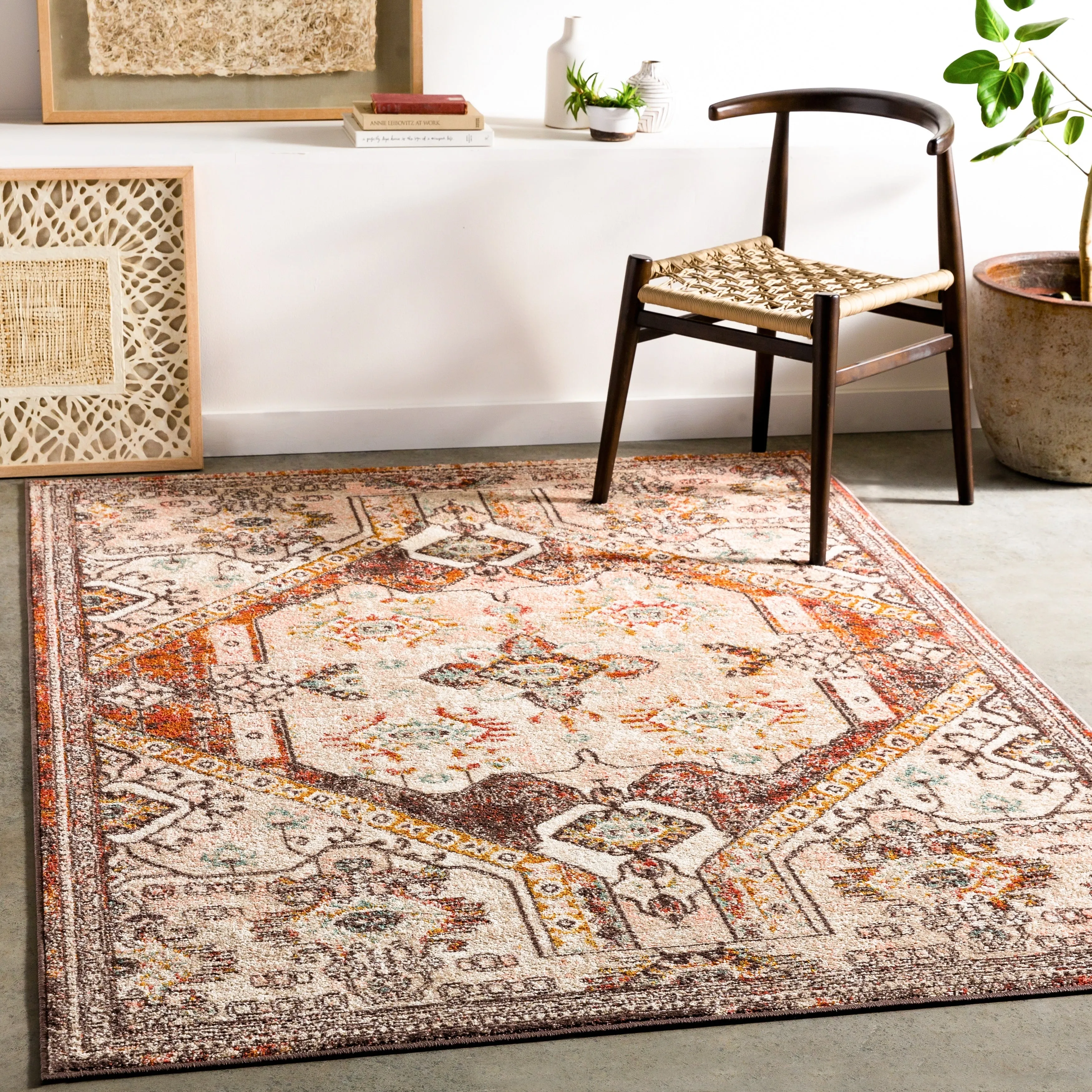 Livabliss Kira Tribal Medallion Area Rug