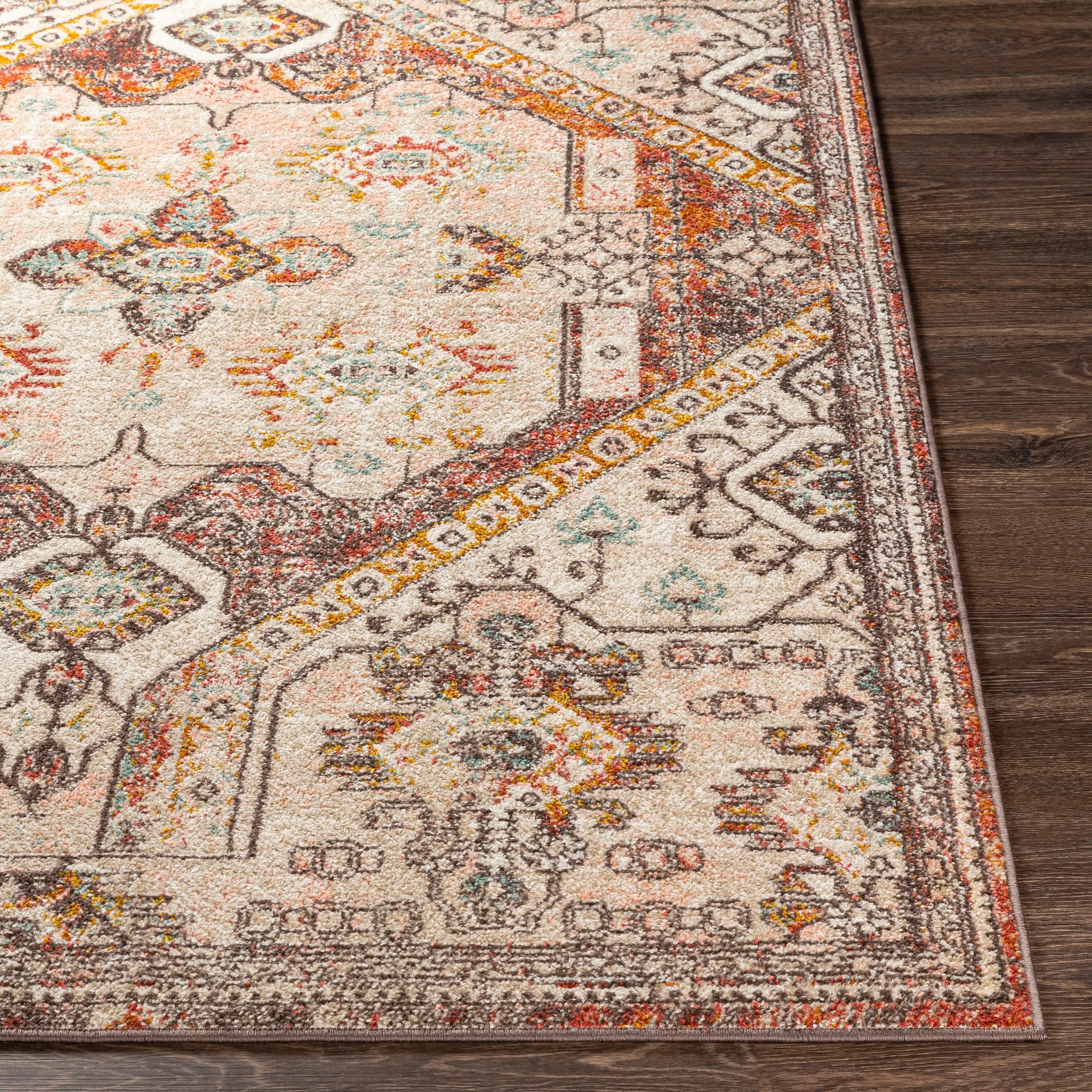 Livabliss Kira Tribal Medallion Area Rug