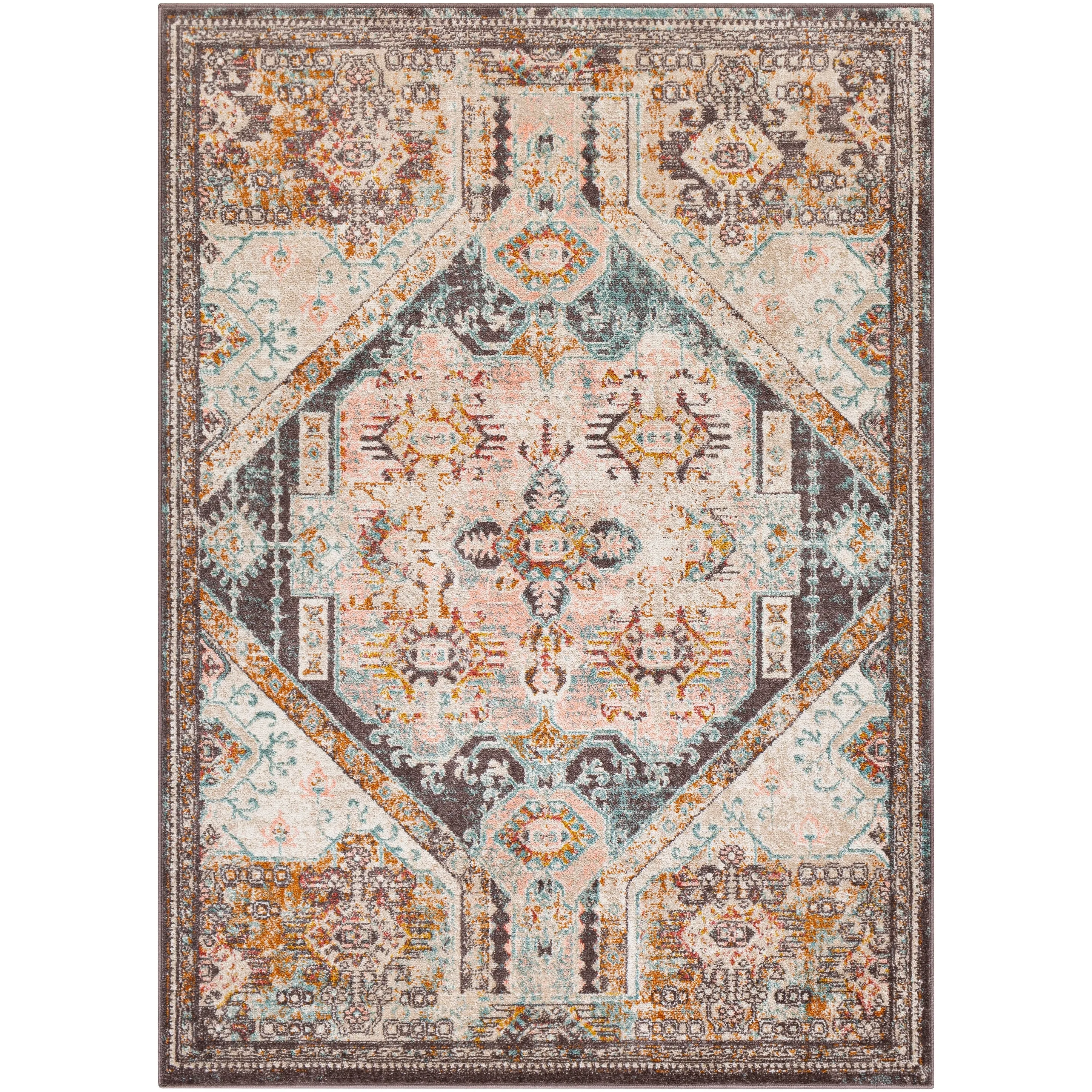 Livabliss Kira Tribal Medallion Area Rug