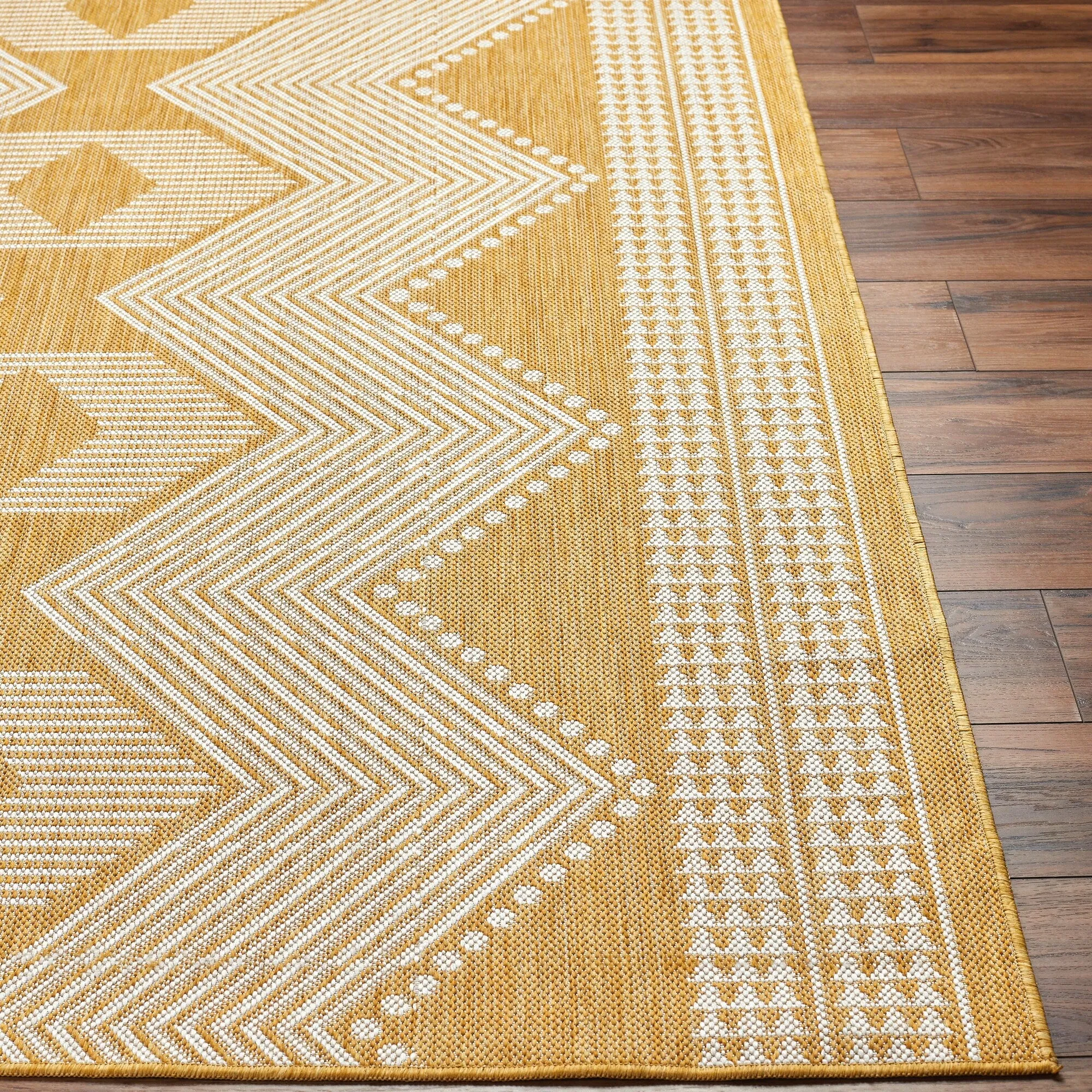 Livabliss Long Beach Outdoor Safe Boho Stripe Area Rug