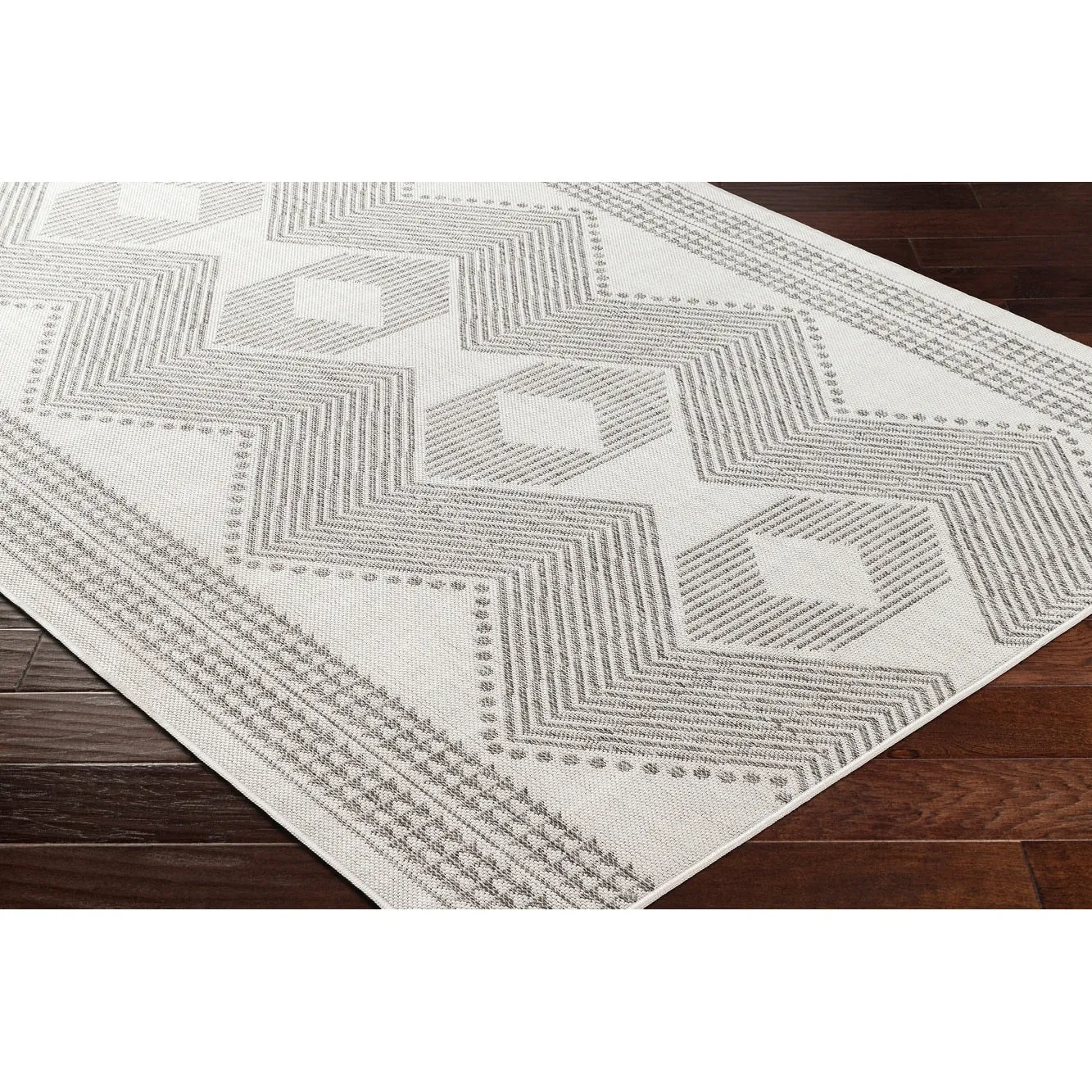 Livabliss Long Beach Outdoor Safe Boho Stripe Area Rug