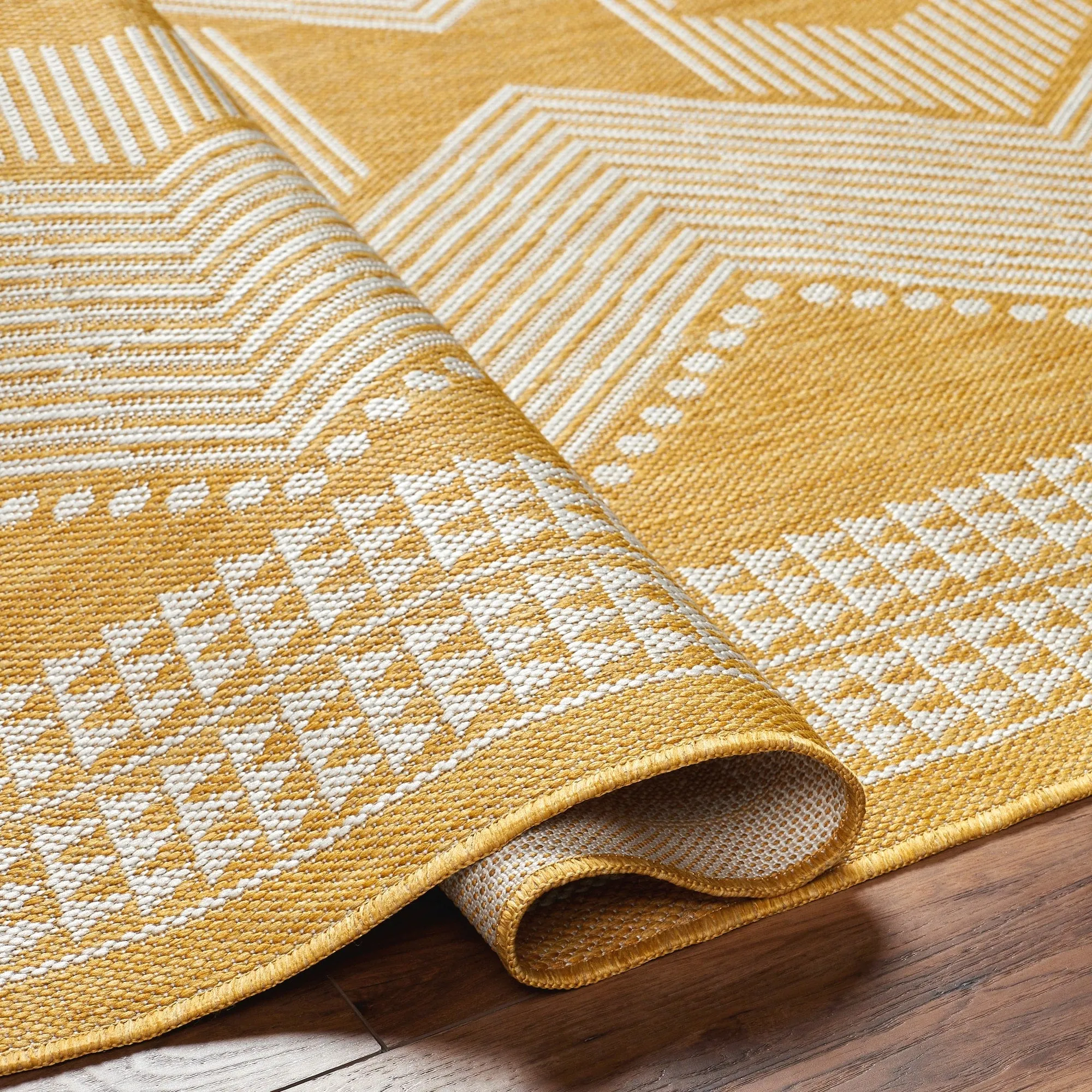 Livabliss Long Beach Outdoor Safe Boho Stripe Area Rug
