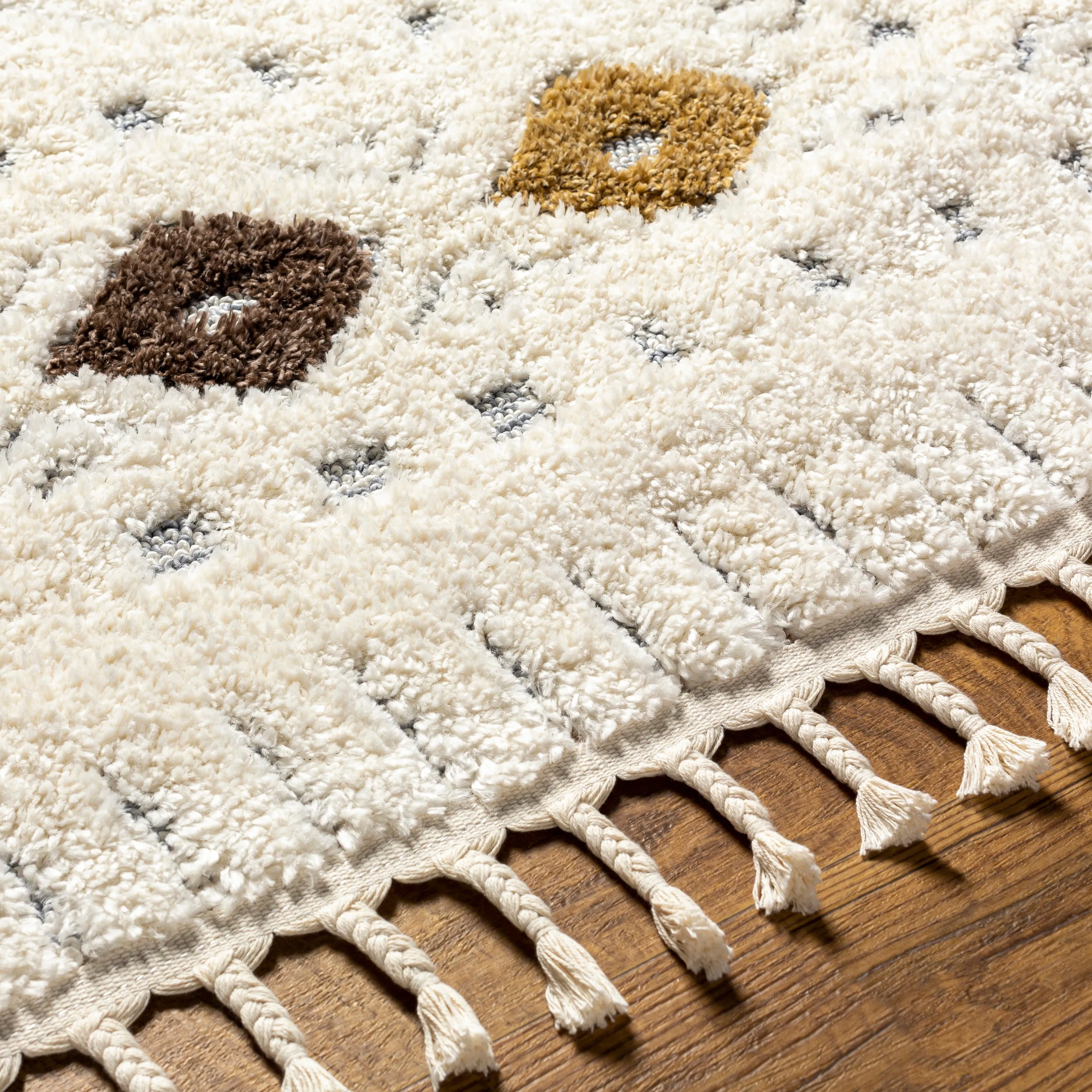 Livabliss Loopy Pastel Bohemian Area Rug