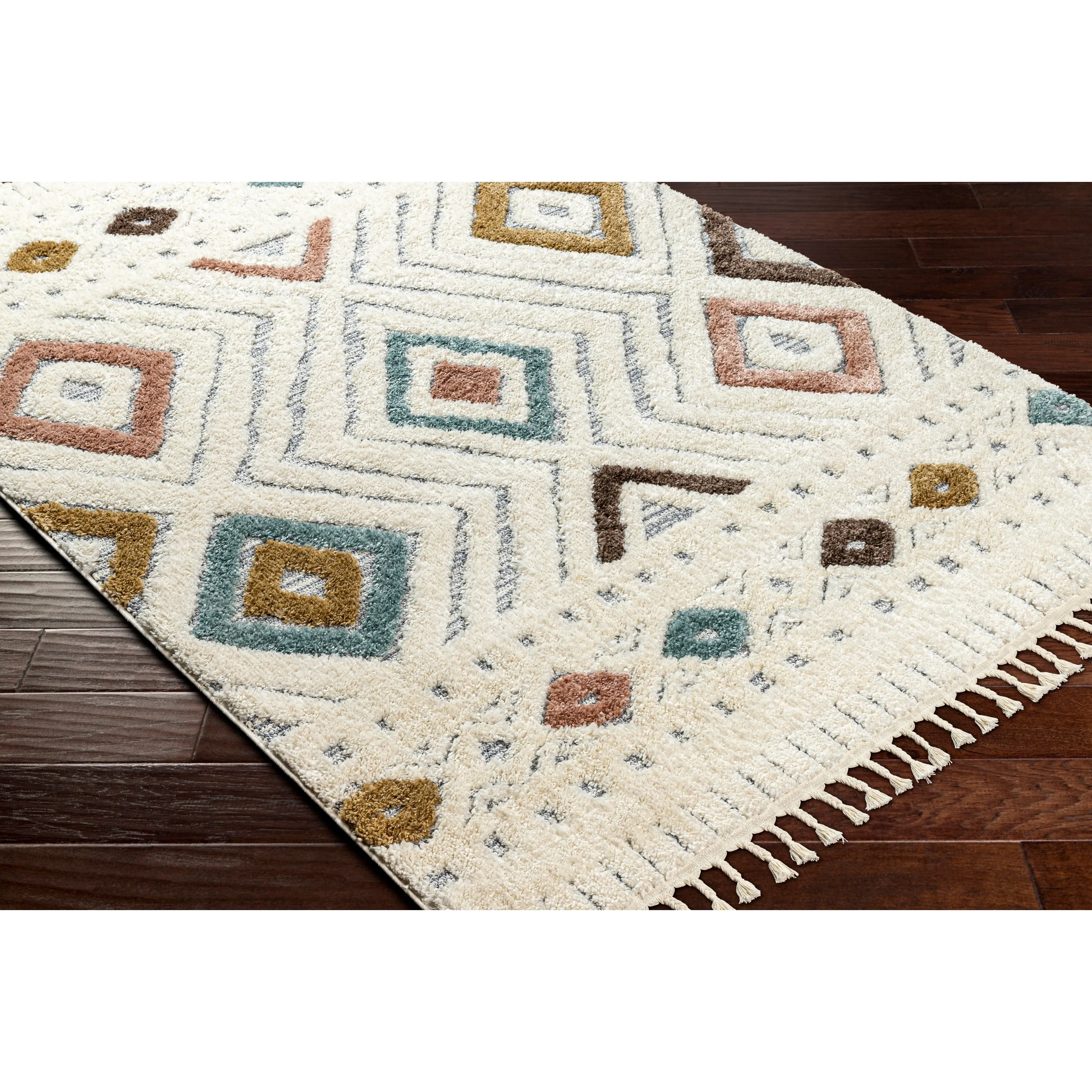 Livabliss Loopy Pastel Bohemian Area Rug