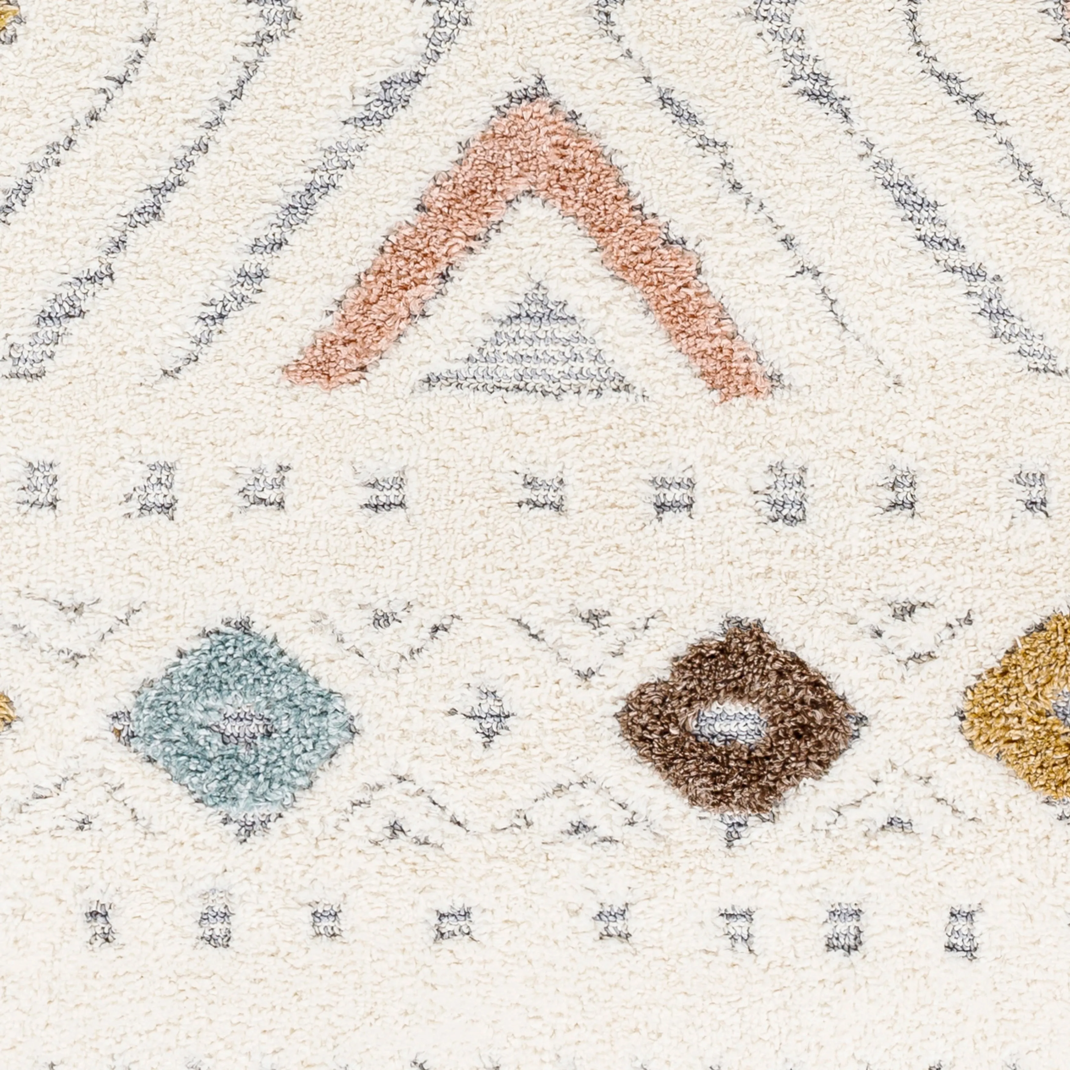Livabliss Loopy Pastel Bohemian Area Rug