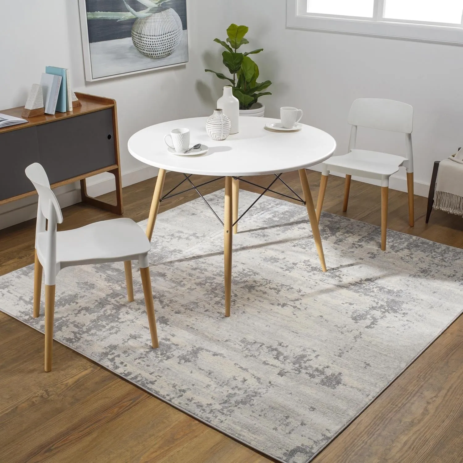 Livabliss Monaco Minimalist Abstract Area Rug