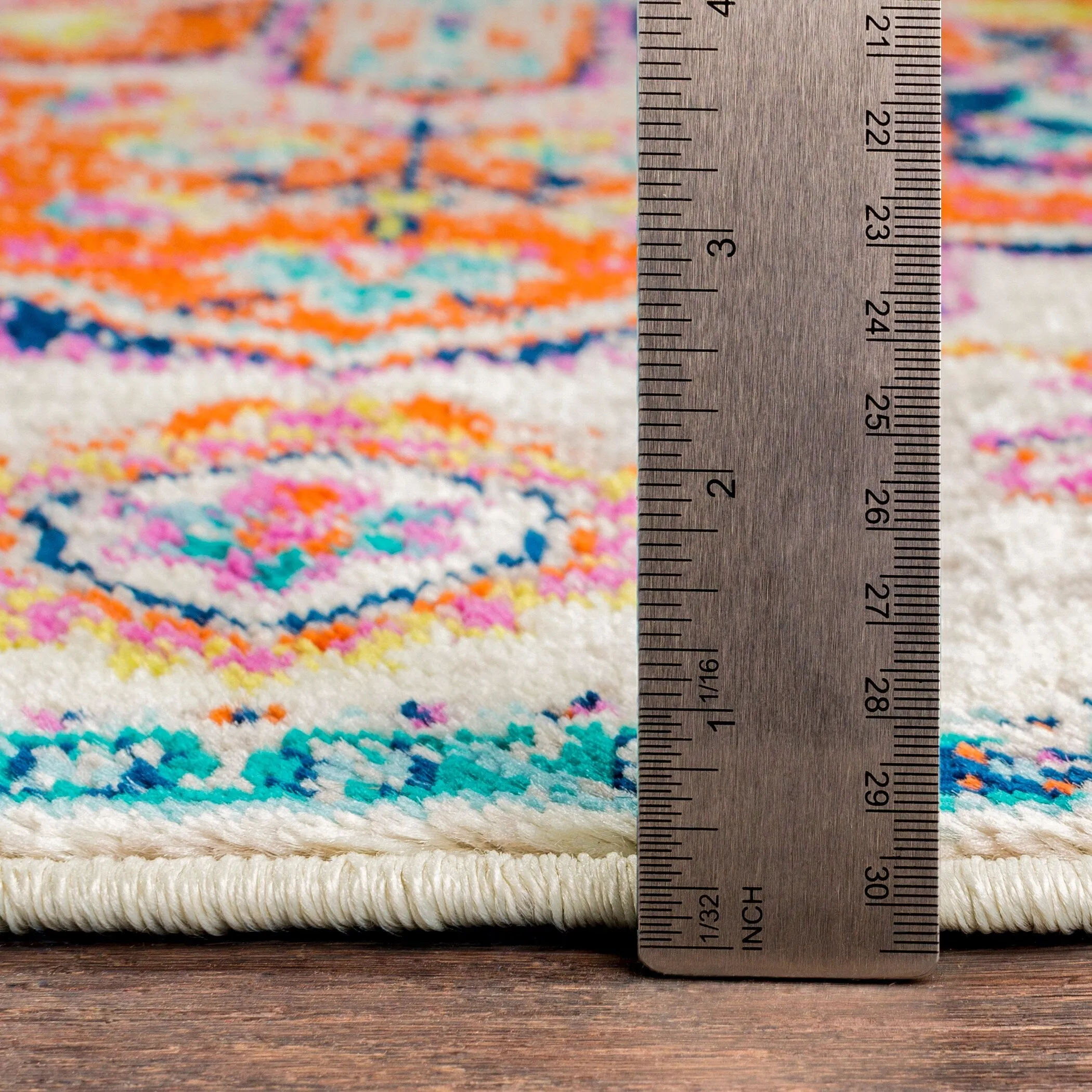Livabliss Padma Traditional Teal Area Rug