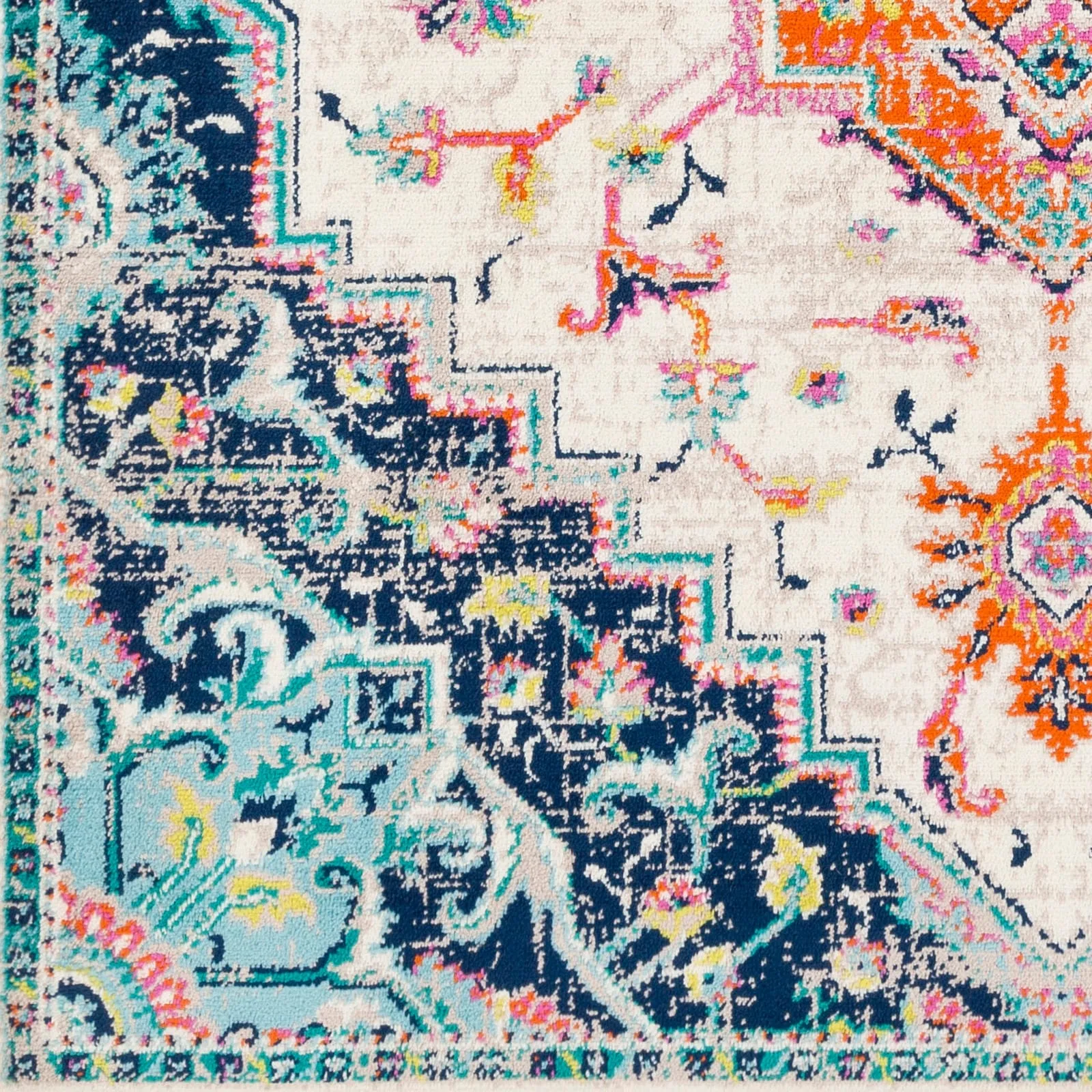 Livabliss Padma Traditional Teal Area Rug
