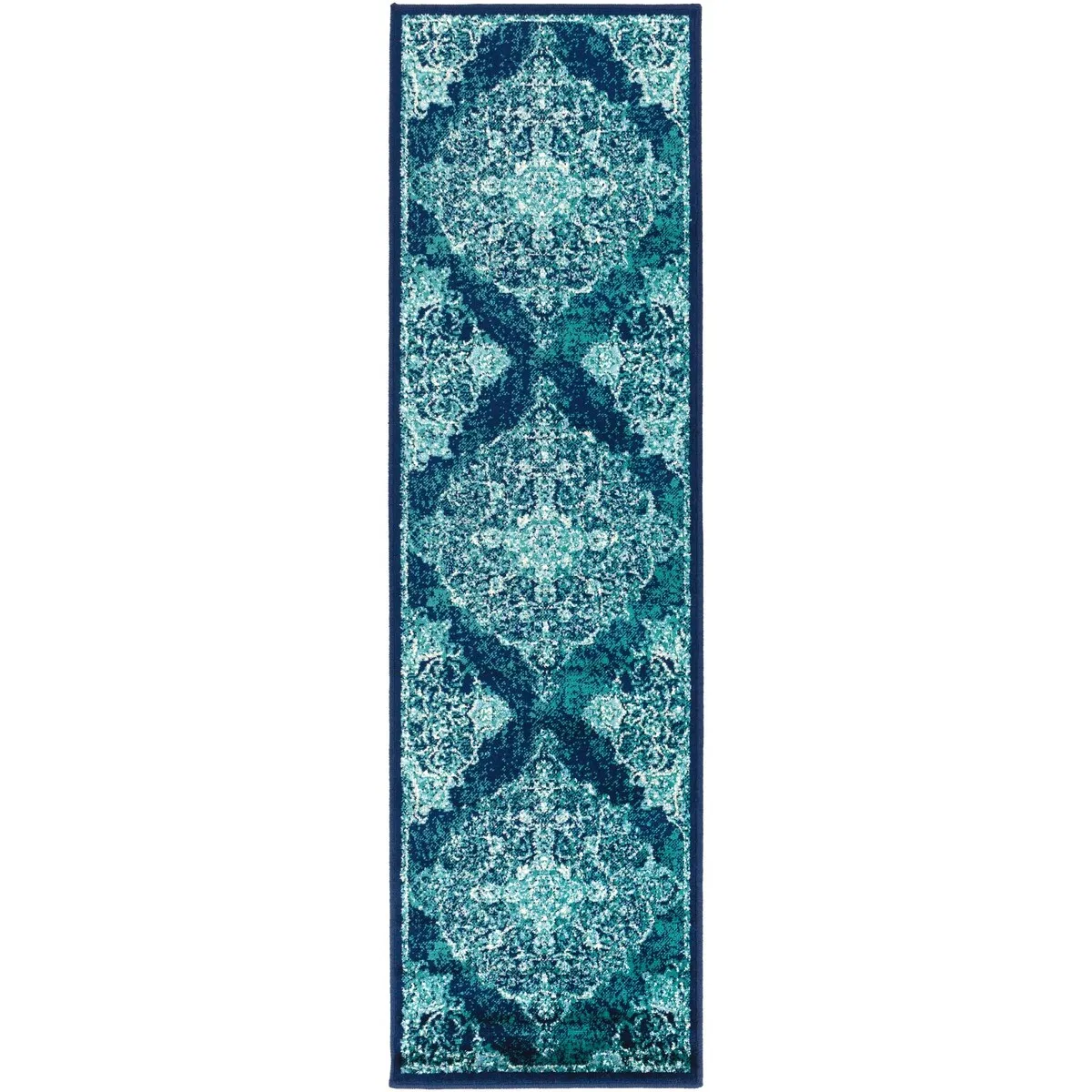 Livabliss Paramount Traditional Teal Area Rug