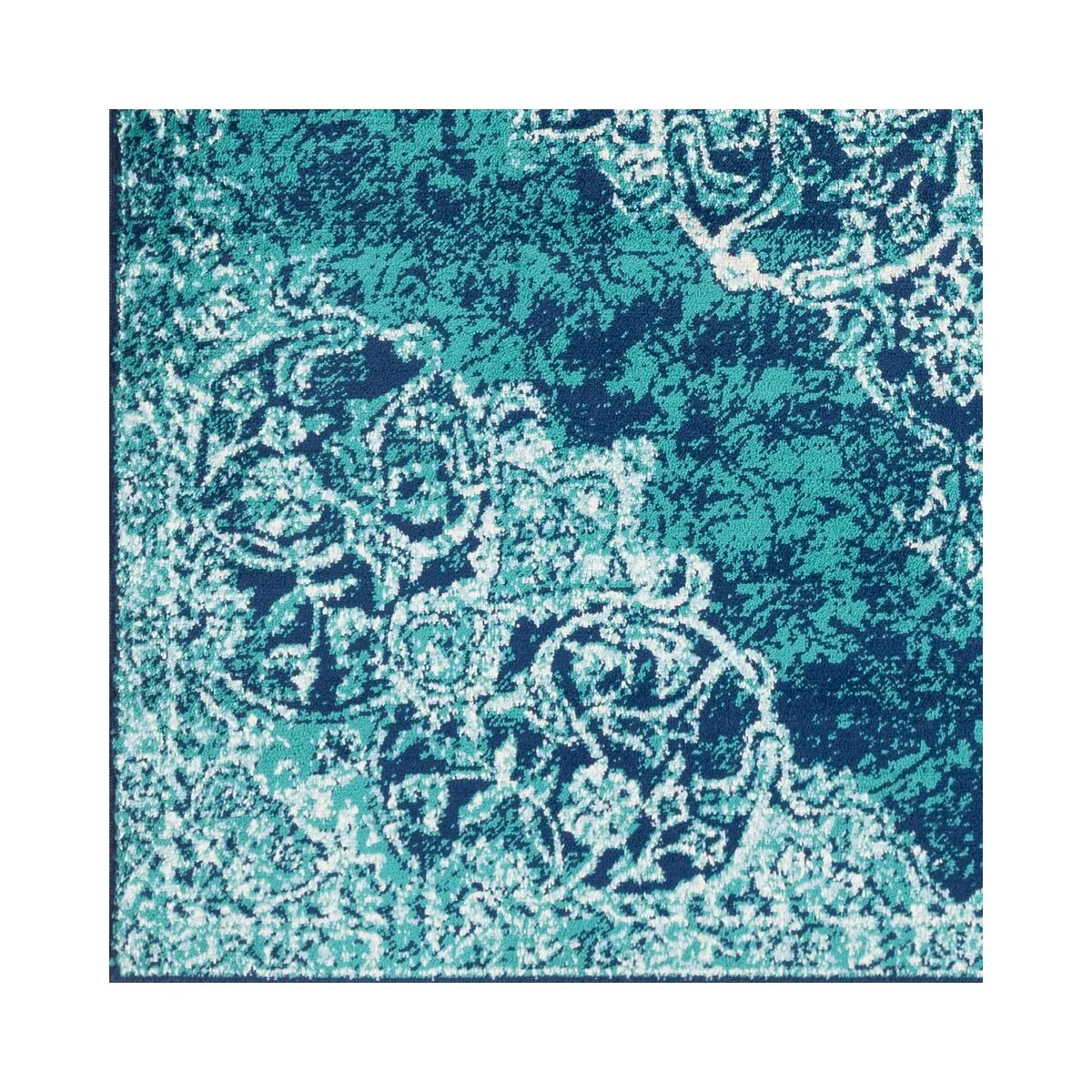 Livabliss Paramount Traditional Teal Area Rug