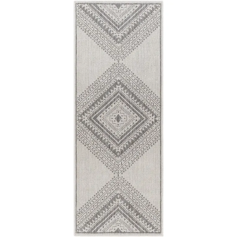 Livabliss Searia Indoor/ Outdoor Boho Diamond Area Rug
