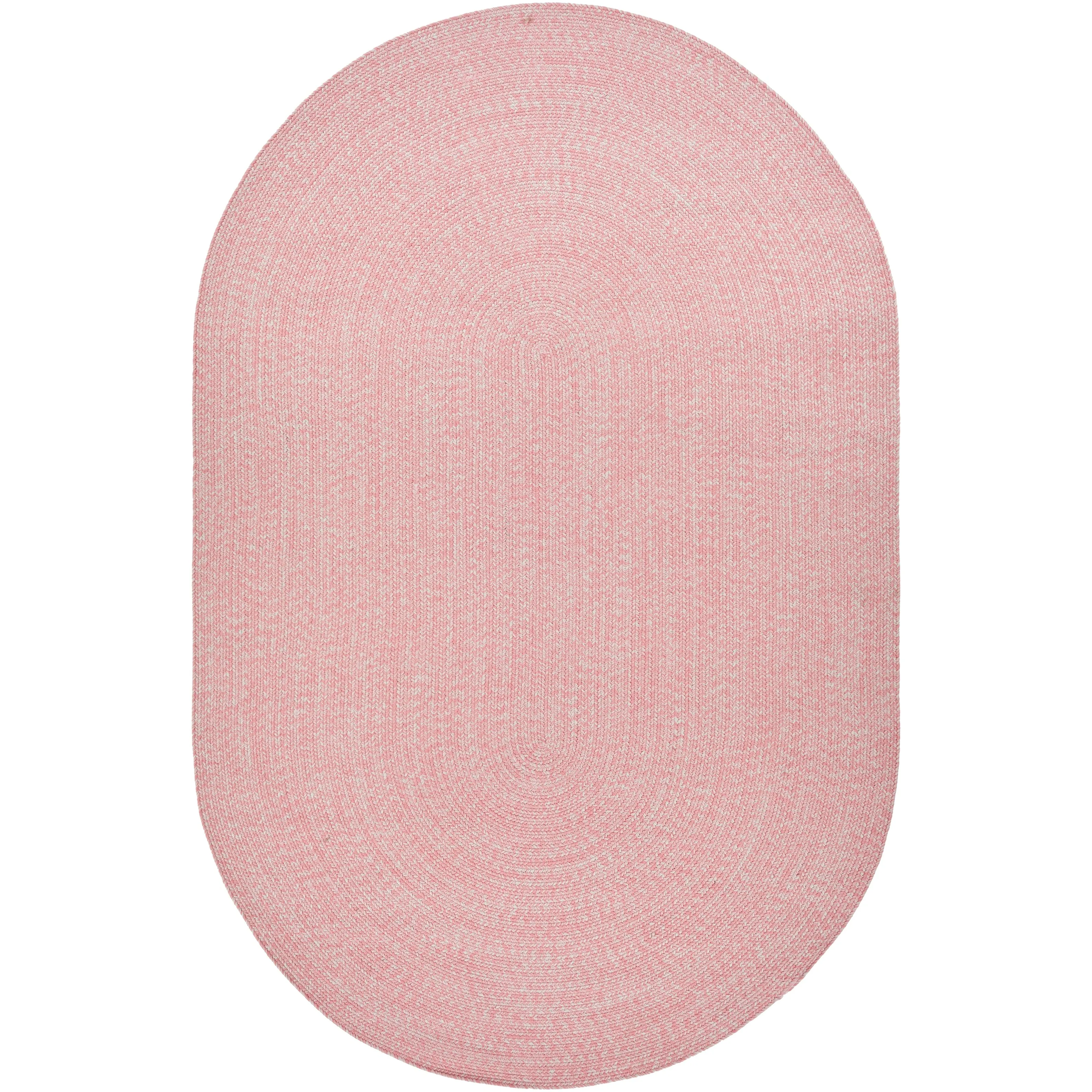 Livabliss Sharrah Indoor/ Outdoor Solid Braided Area Rug