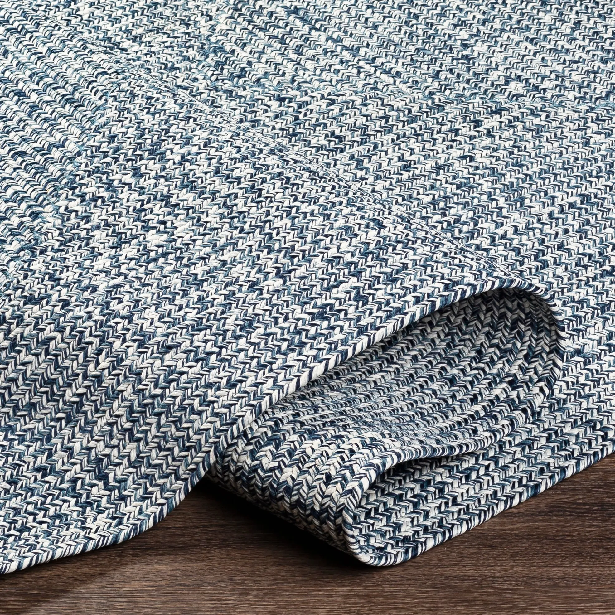 Livabliss Sharrah Indoor/ Outdoor Solid Braided Area Rug