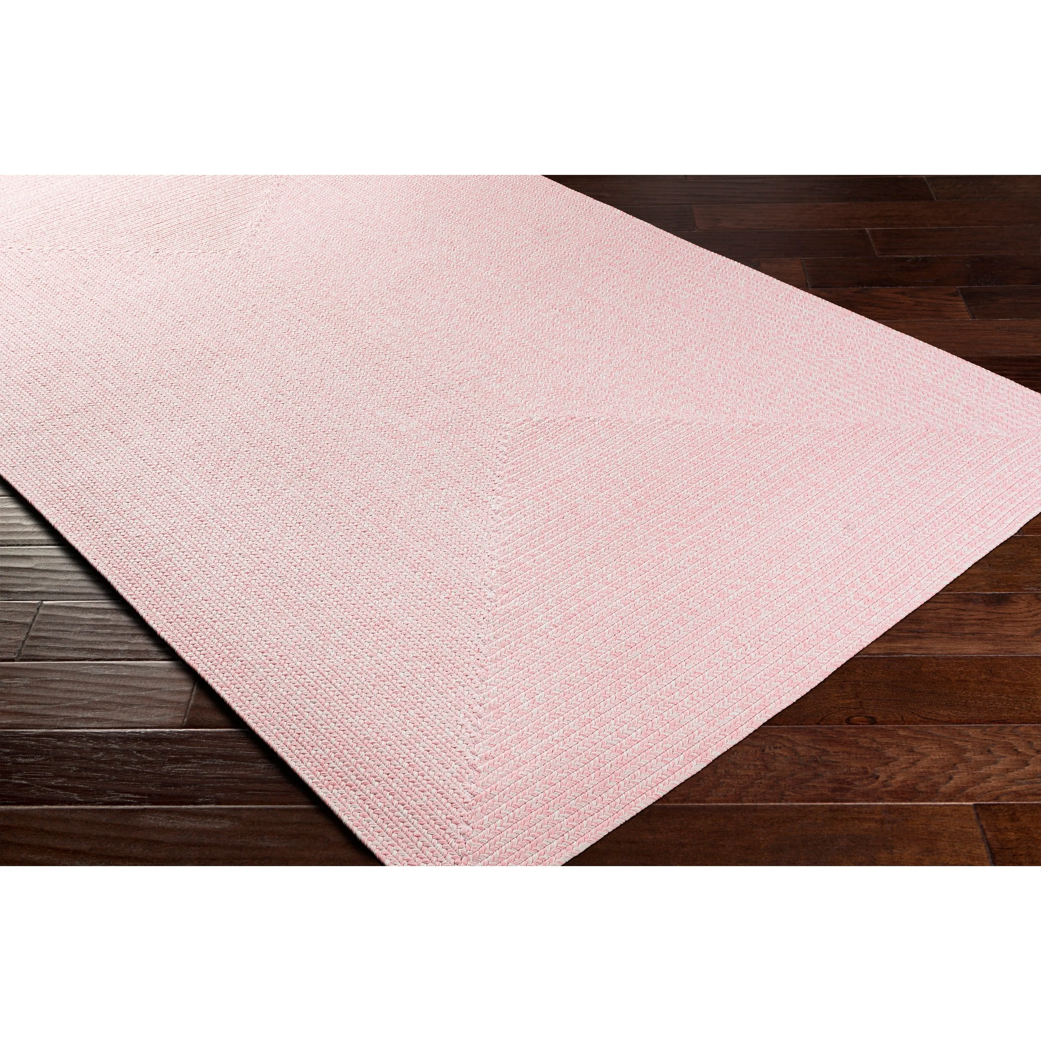 Livabliss Sharrah Indoor/ Outdoor Solid Braided Area Rug