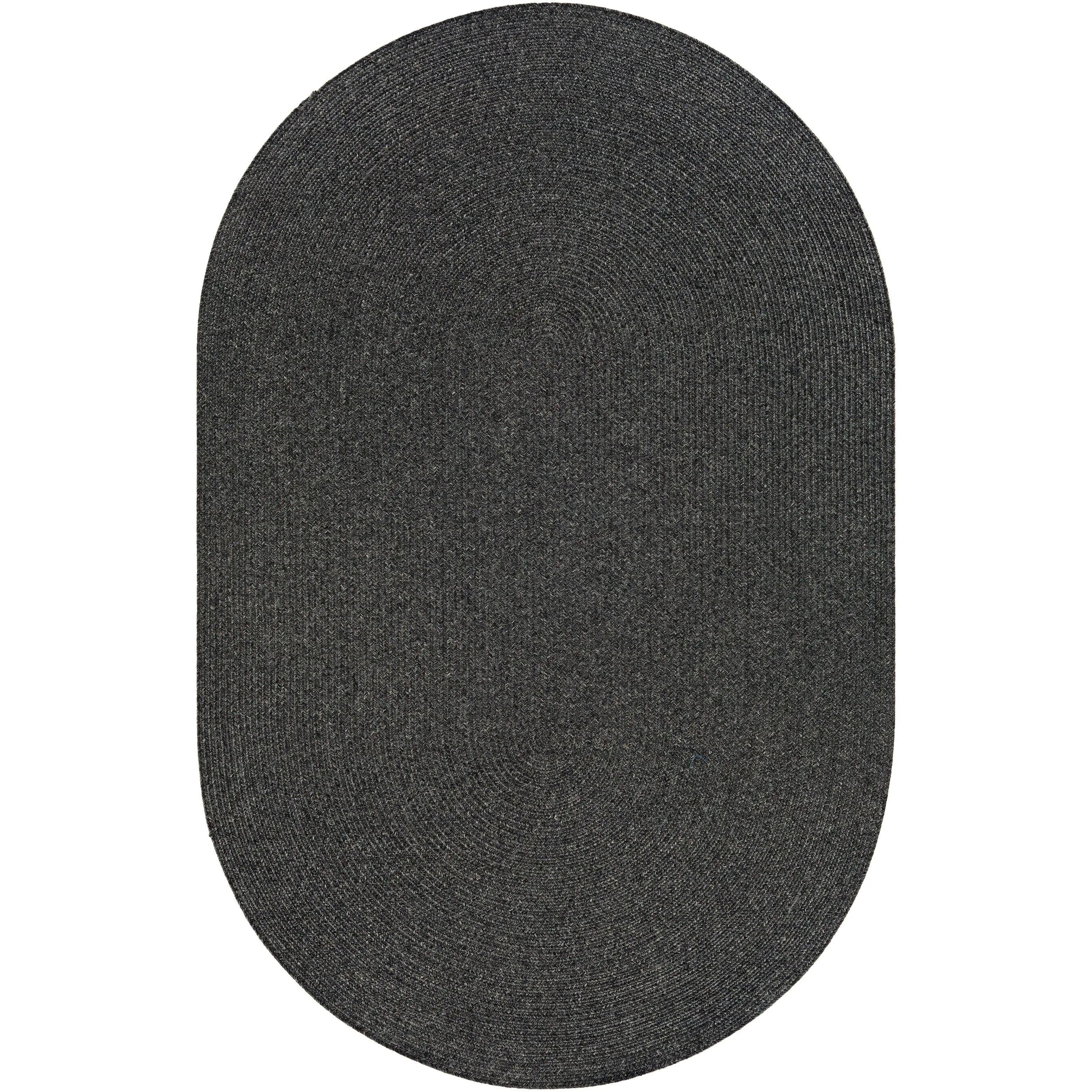 Livabliss Sharrah Indoor/ Outdoor Solid Braided Area Rug