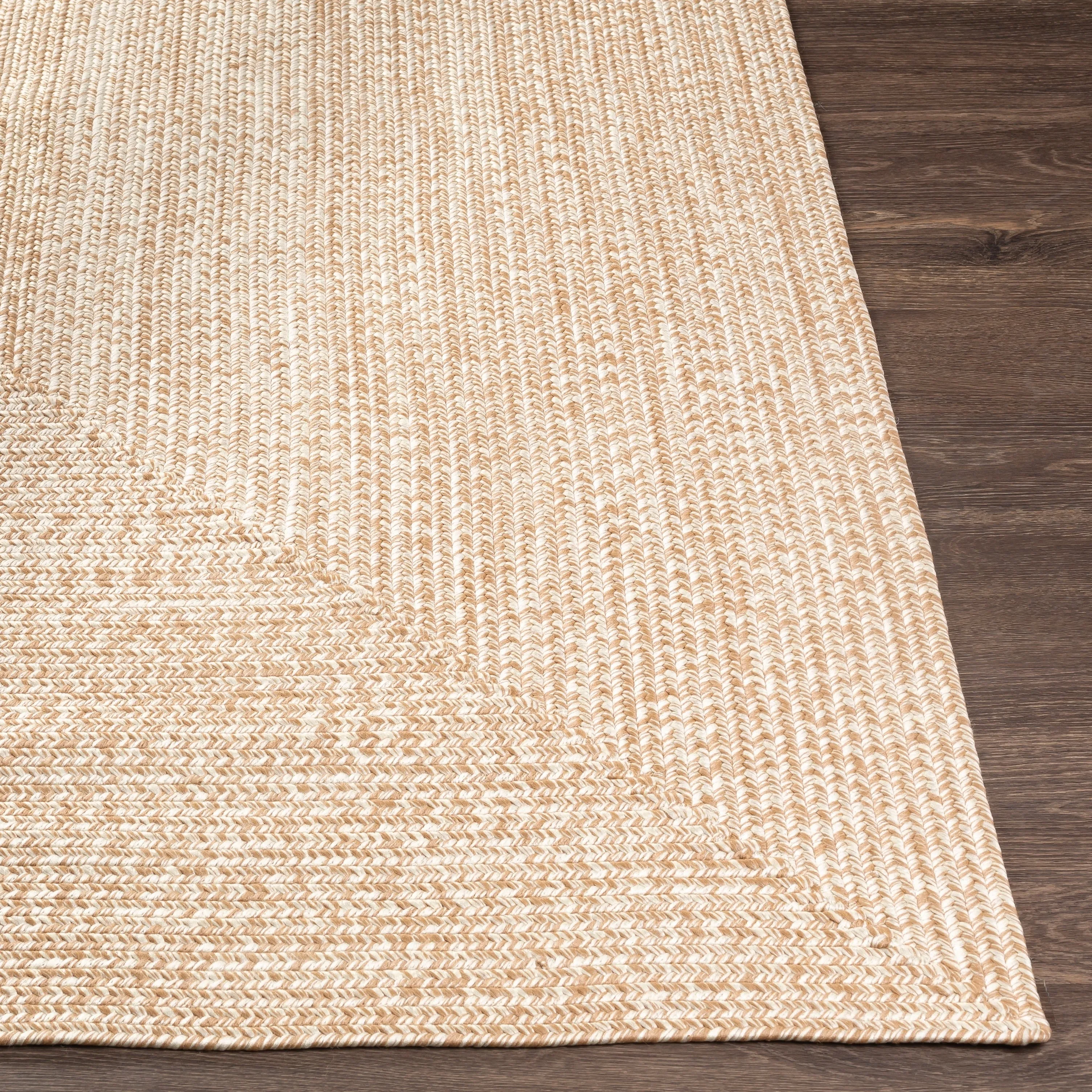 Livabliss Sharrah Indoor/ Outdoor Solid Braided Area Rug