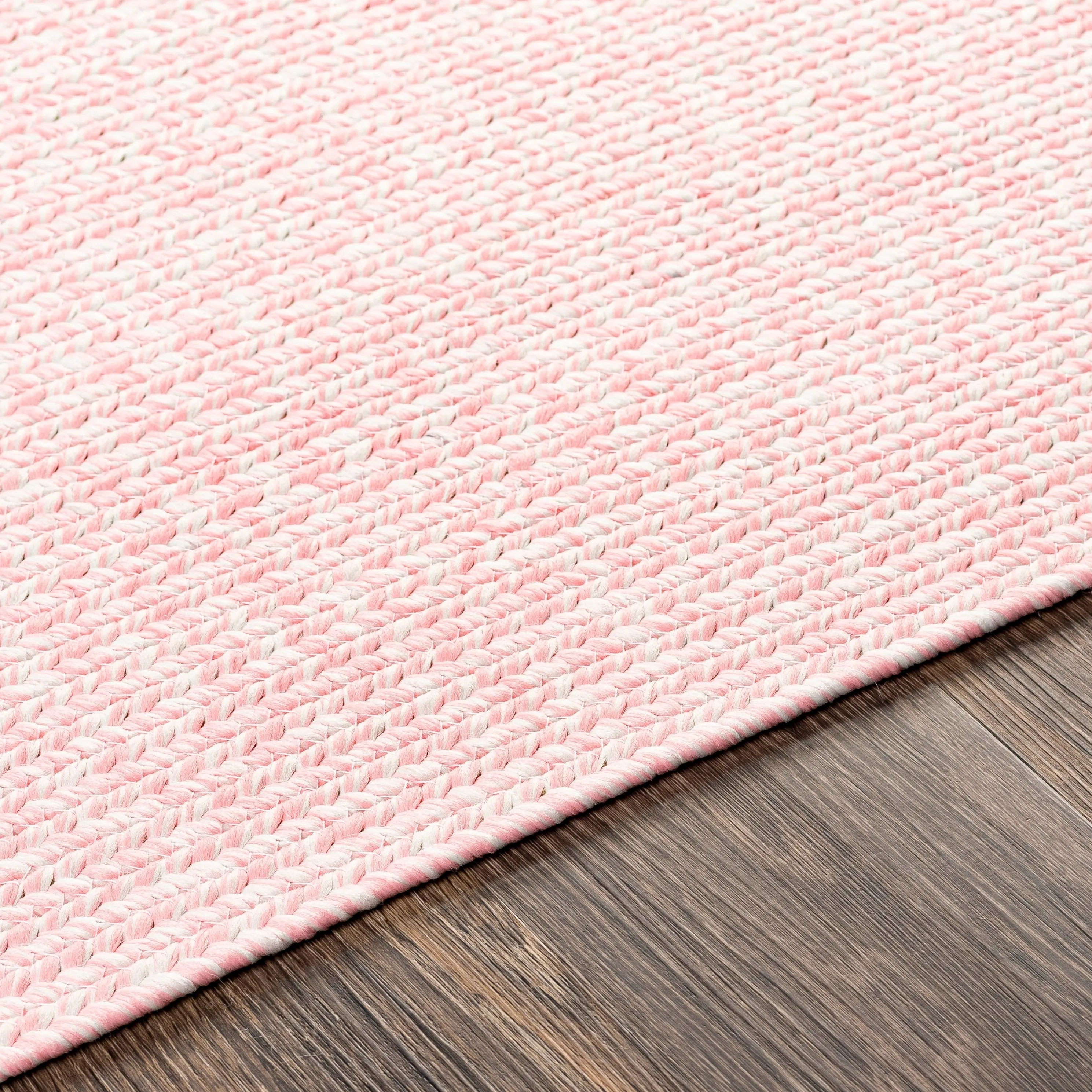 Livabliss Sharrah Indoor/ Outdoor Solid Braided Area Rug