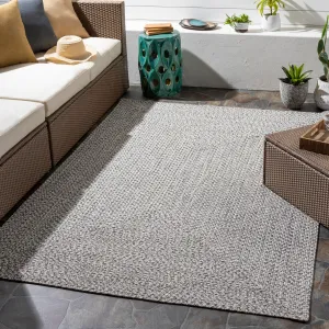 Livabliss Sharrah Indoor/ Outdoor Solid Braided Area Rug